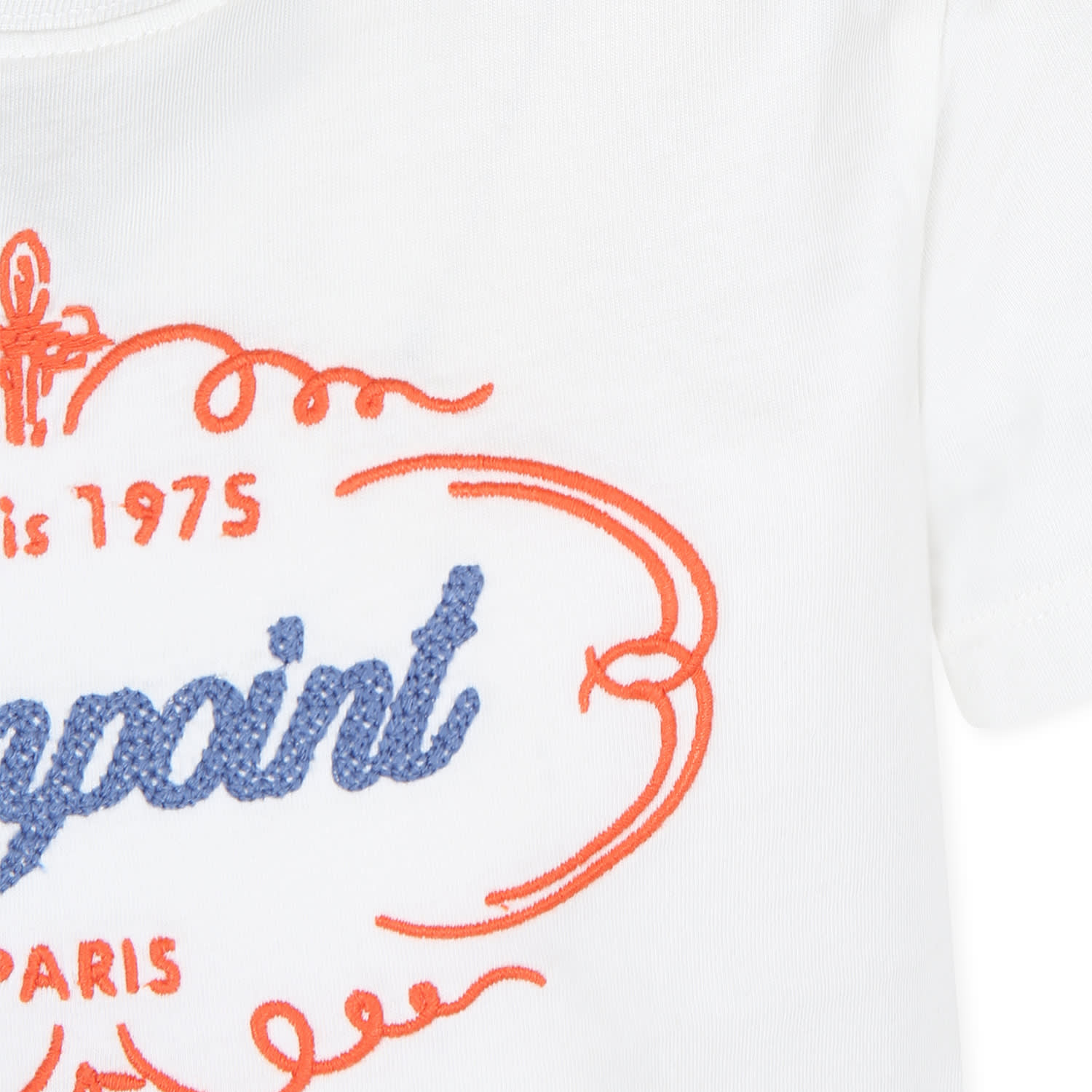 Shop Bonpoint White T-shirt For Boy With Logo