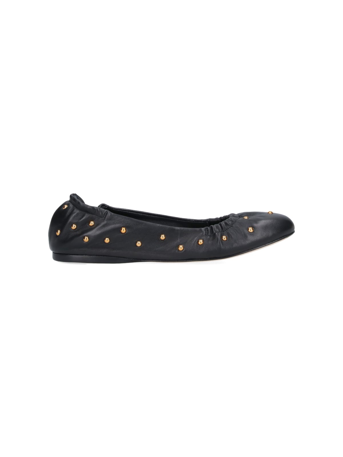 Shop Chloé Eia Ballet Flats In Black