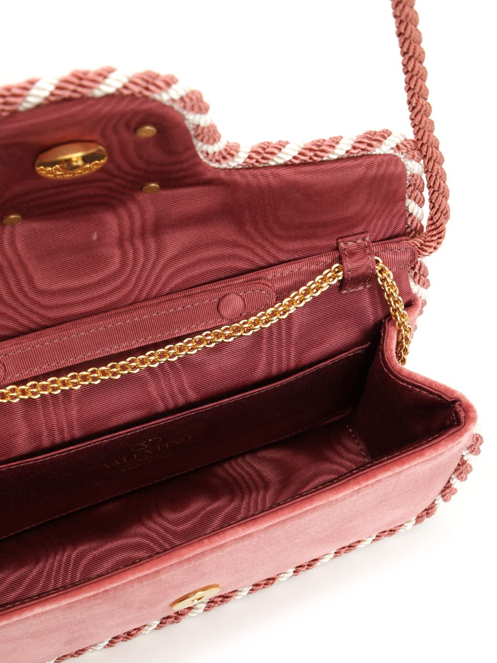 Valentino Locò Mini Velvet Clutch