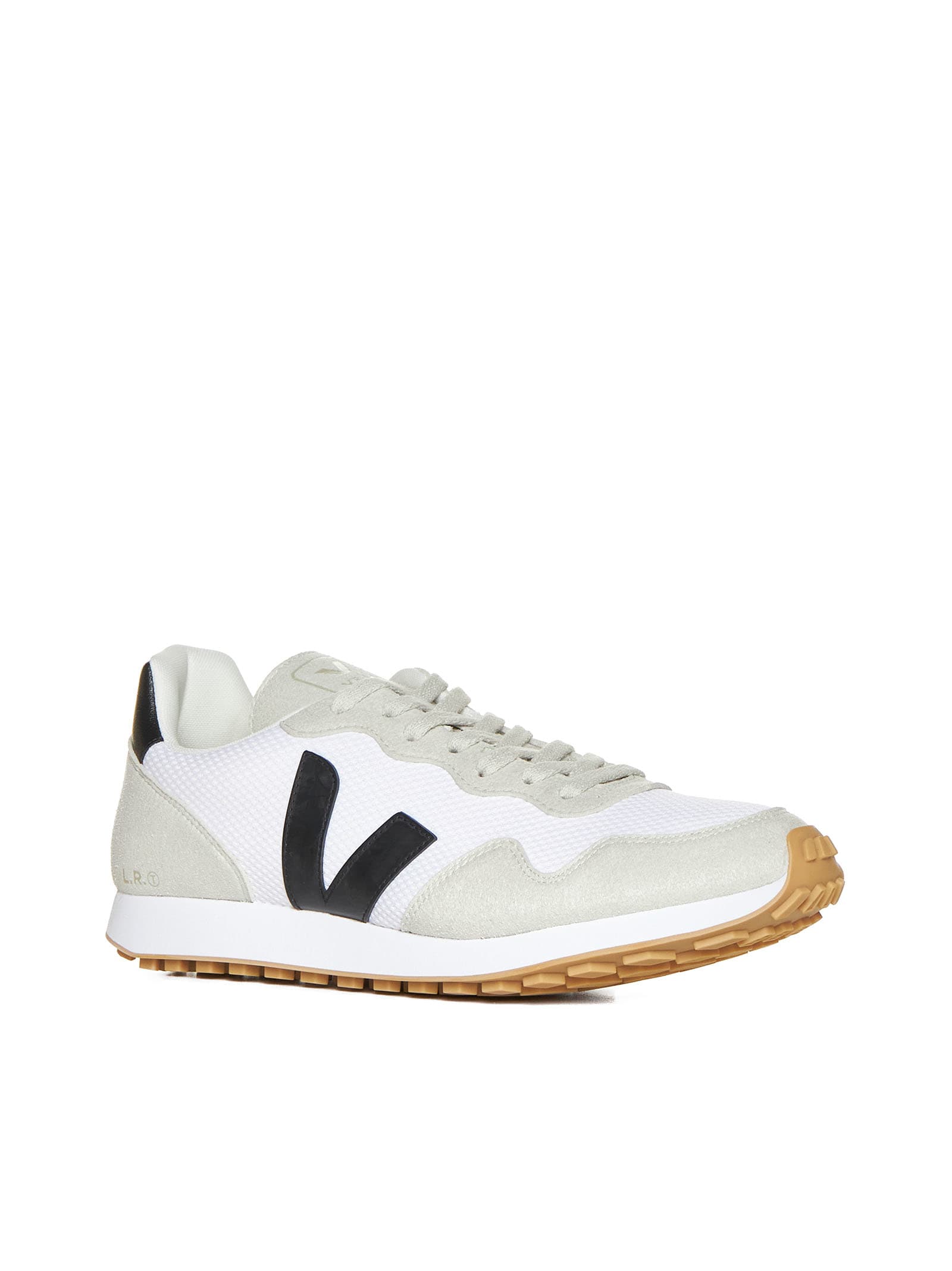 Shop Veja Sneakers In White_black_natural