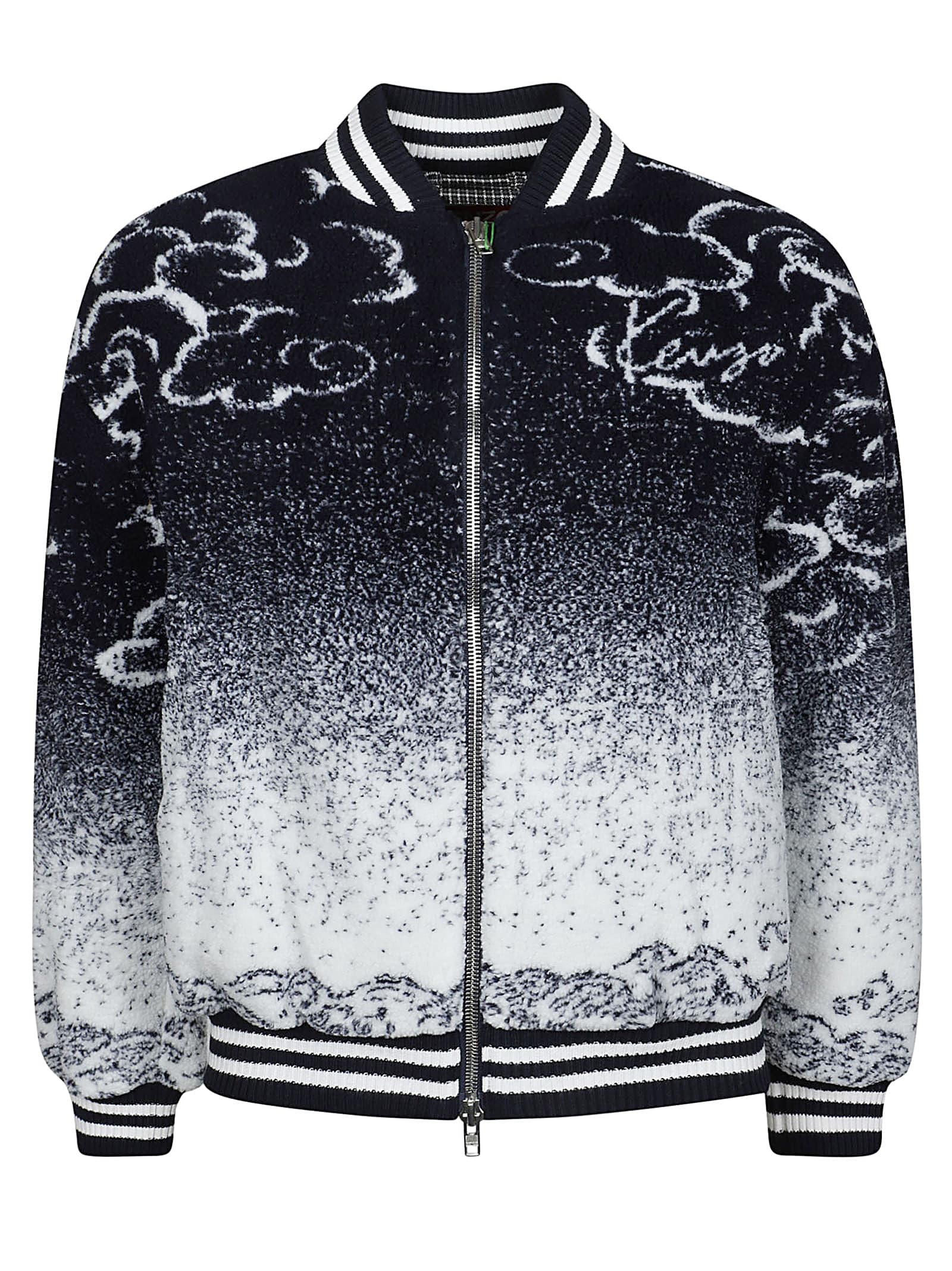 Shop Kenzo Cloud Tiger Bomber Jacket In Mu Multicolore