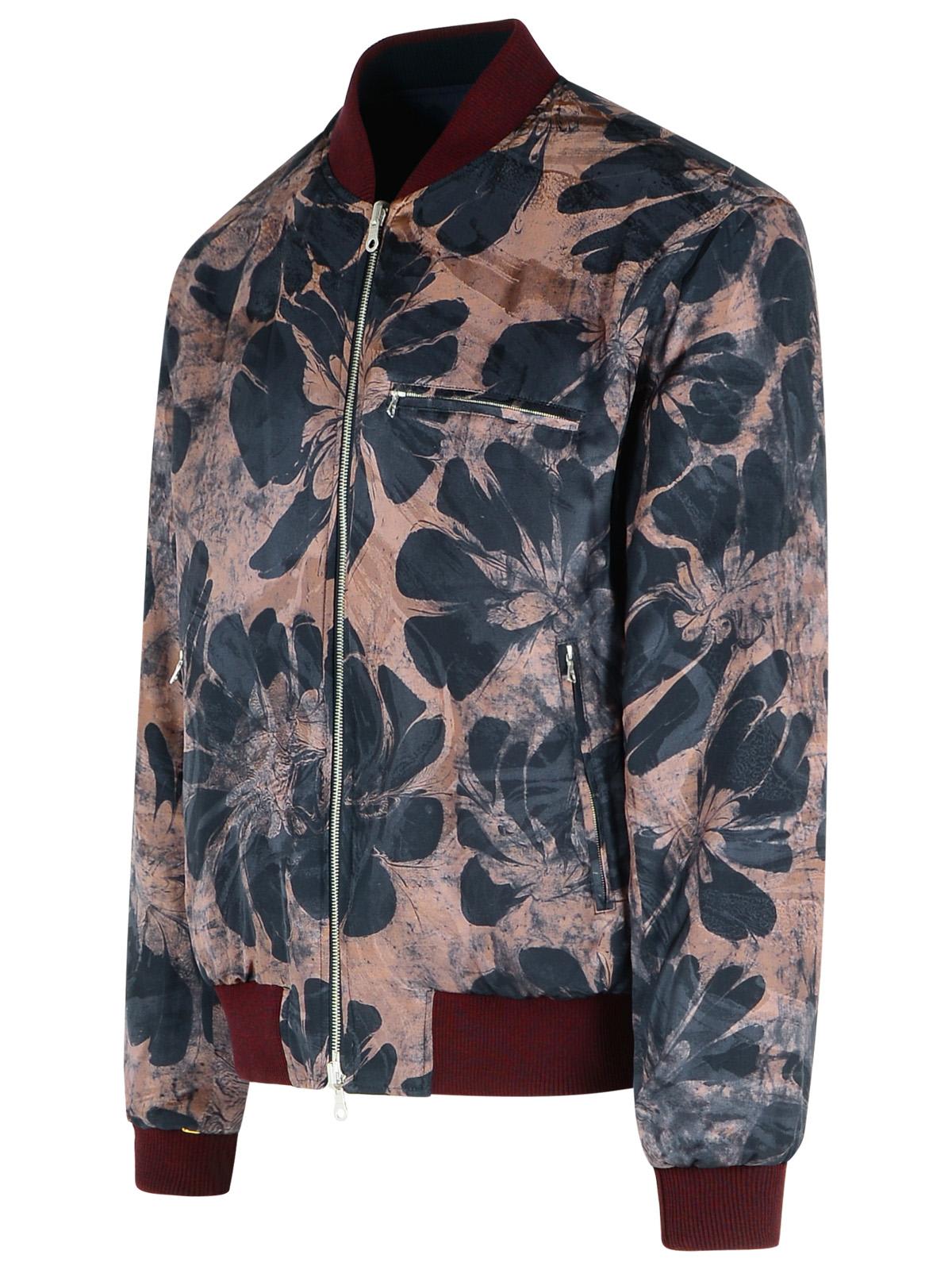 Dries Van Noten Volker Navy Viscose Blend Jacket In Navy