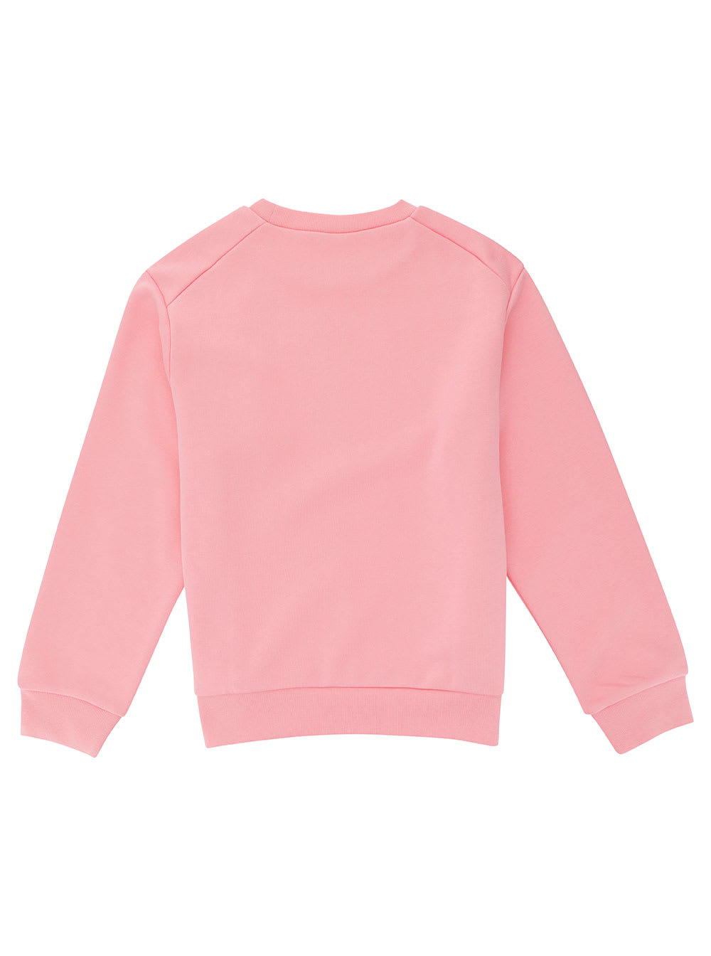 Shop Marni Pink Crewneck Sweatshirt With Contrasting Logo Print In Cotton Boy