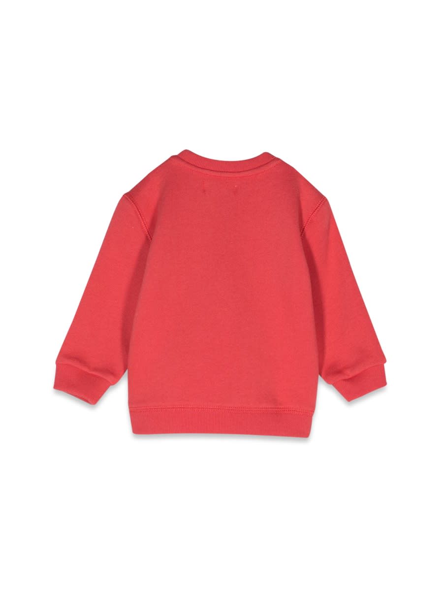 Shop Polo Ralph Lauren Bear Crewneck Sweatshirt In Red