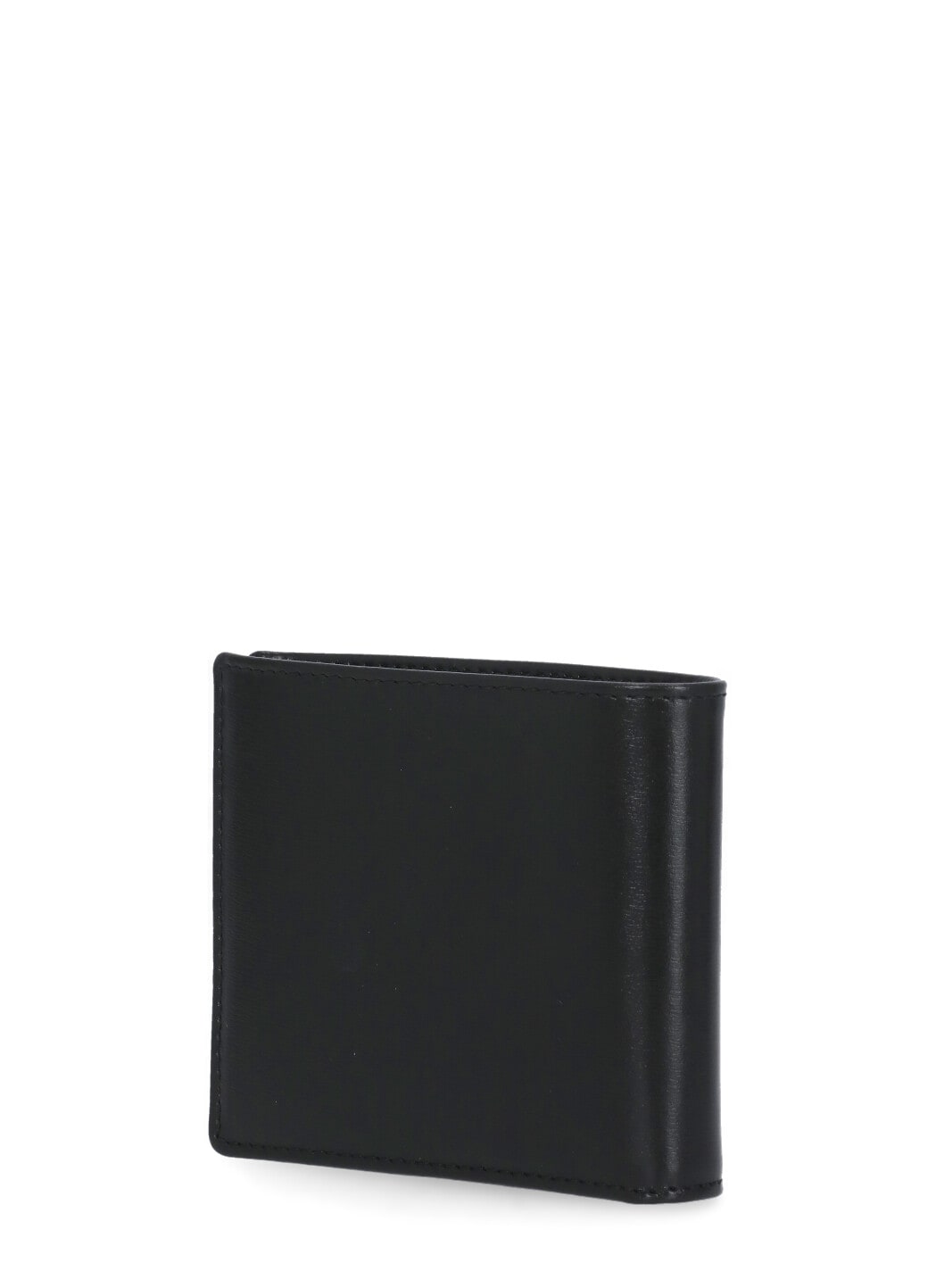 Tod's Logo-plaque Leather Bi-fold Wallet In Black