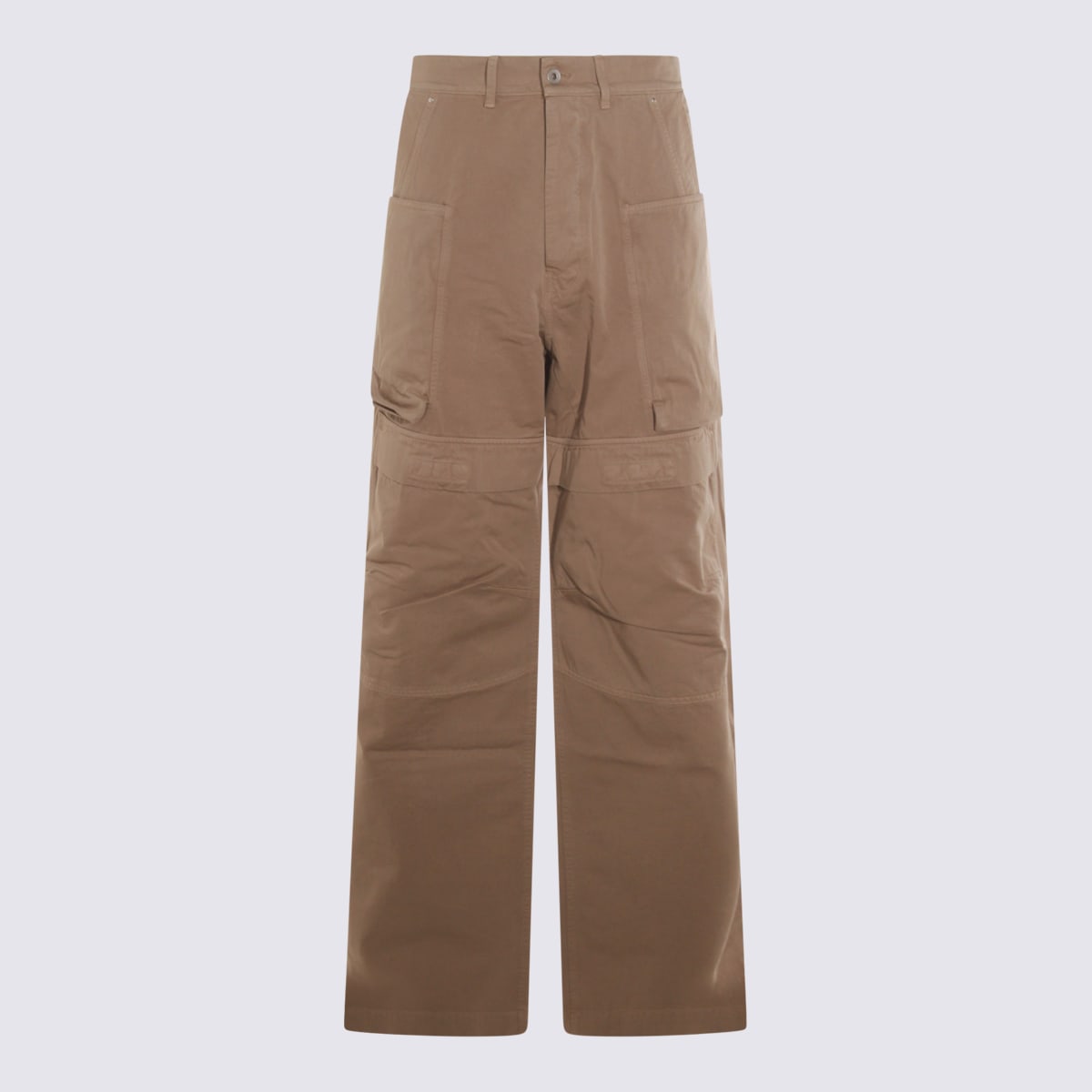 Drkshdw Brown Cotton Stefan Cargo Pants In Brown