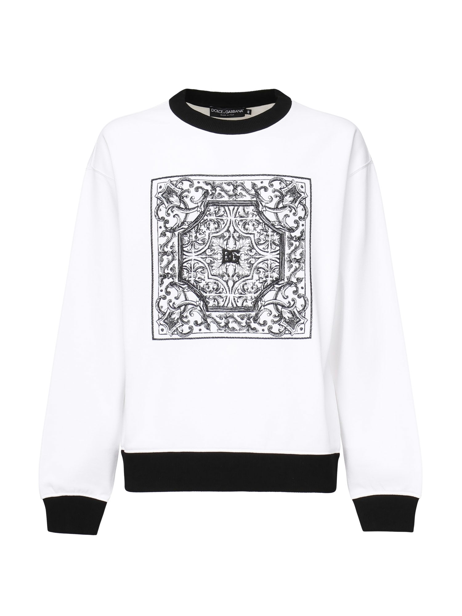 Dolce & Gabbana Baroque-print Sweatshirt