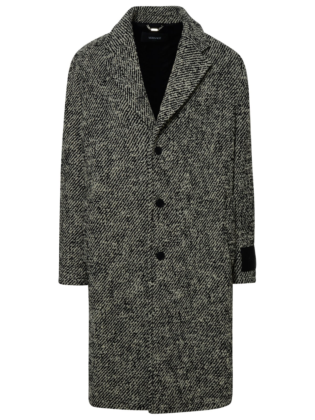 Two-tone Wool Coat
