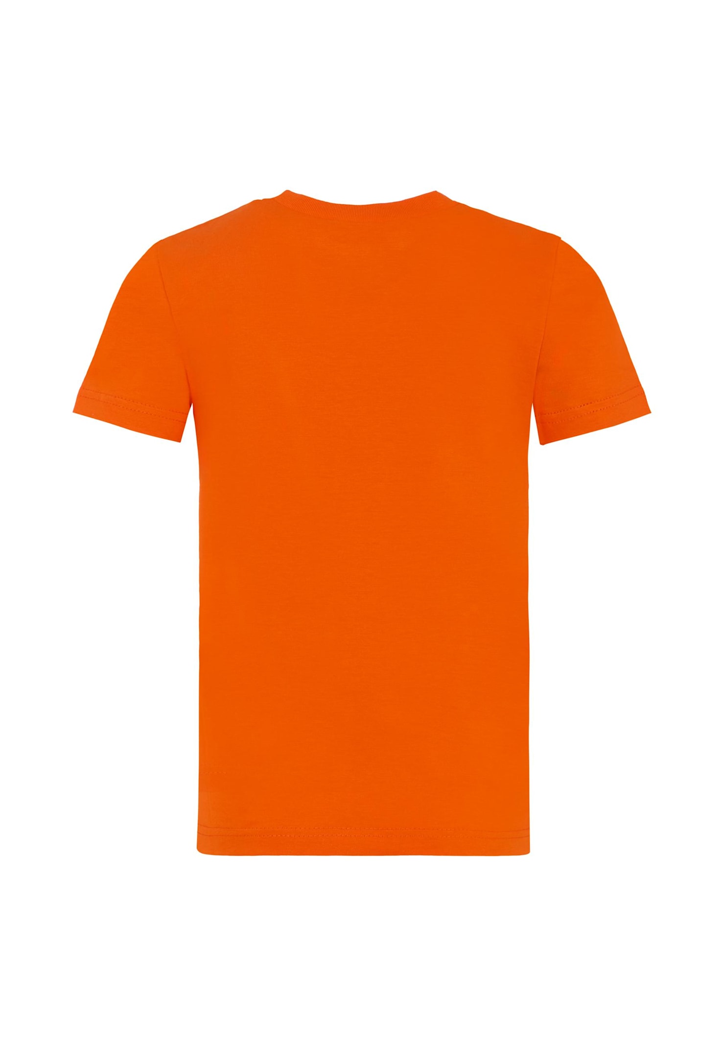 N°21 Orange T-shirt For Kids With Logo In Orange