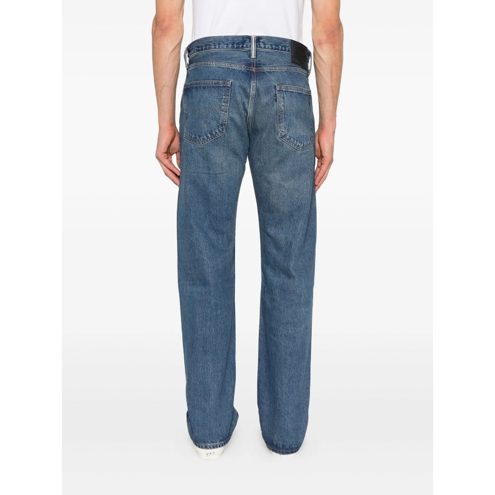 Levi's Logo-patch Jeans In Blue