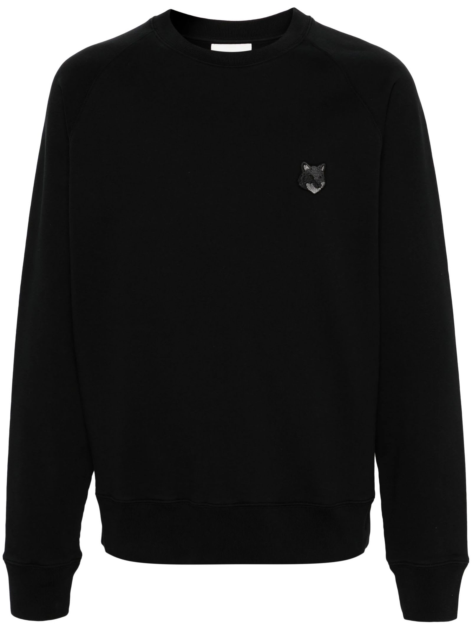 Shop Maison Kitsuné Maison Kitsune Sweaters Black