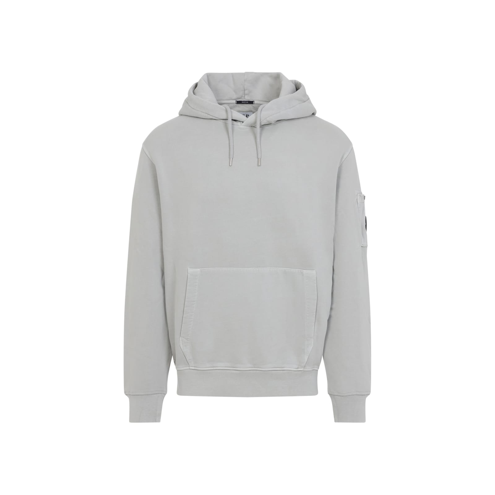 C.p. Company C.p.company Hoodie With Lens Detail In Gray