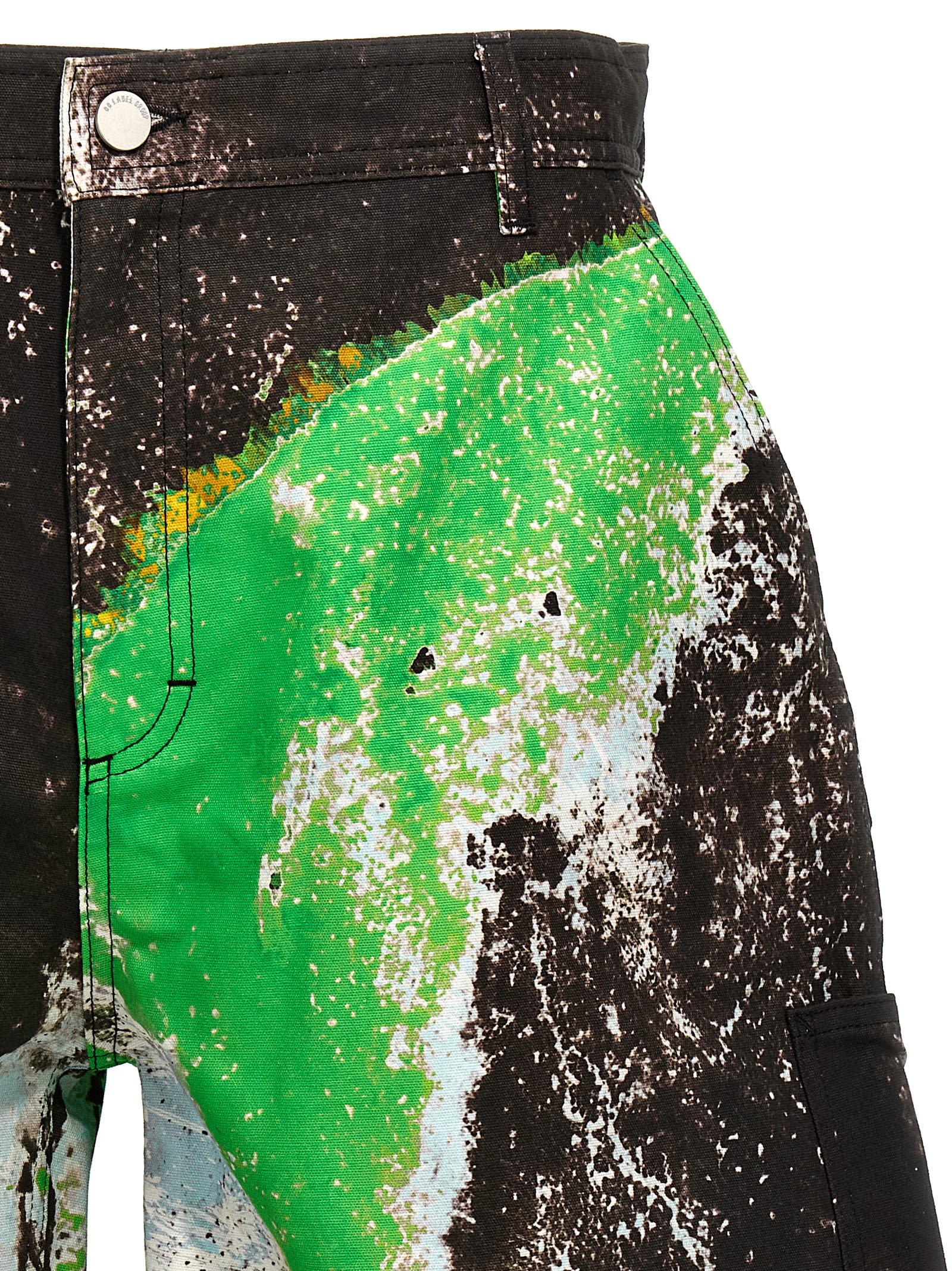 Shop 44 Label Group Corrosive Carpenter Bermuda Shorts In Multicolor
