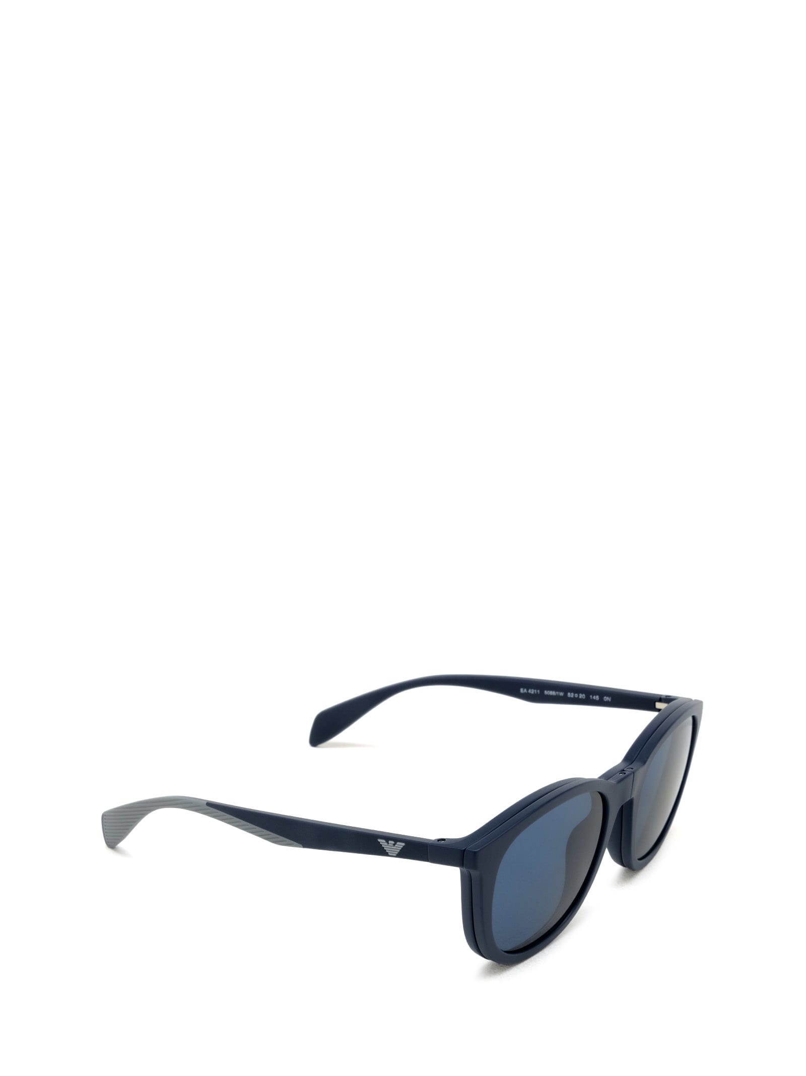 Emporio Armani Ea4211 Matte Blue Sunglasses In 50881w