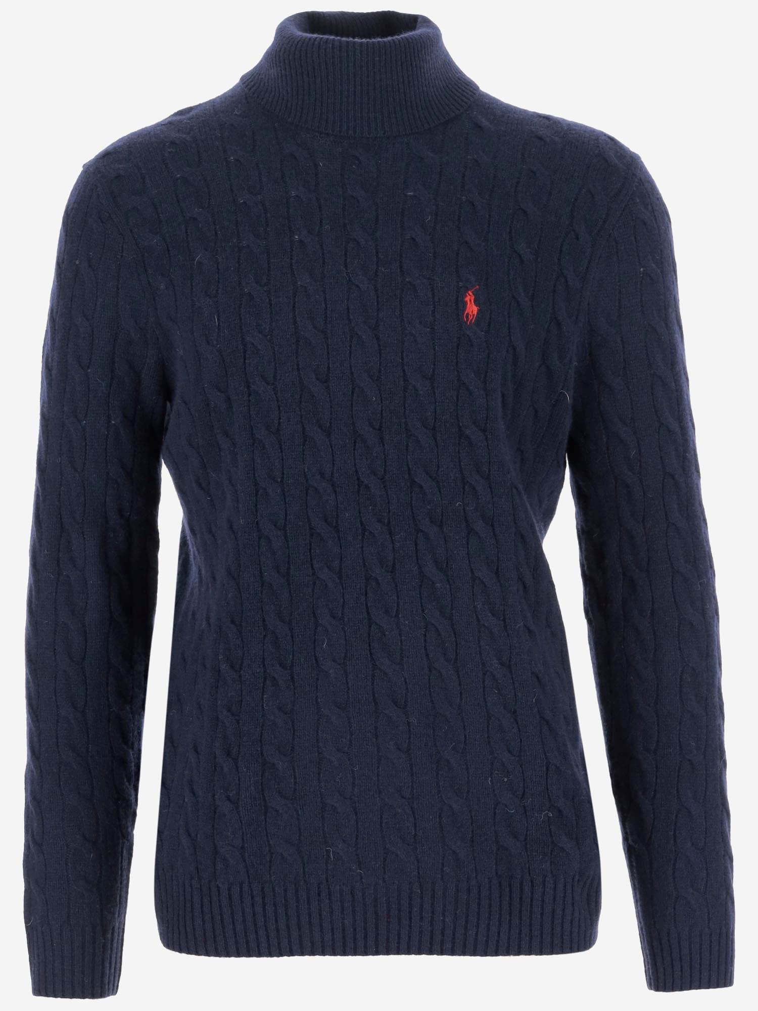 Shop Polo Ralph Lauren Wool And Cashmere Pullover In Blue