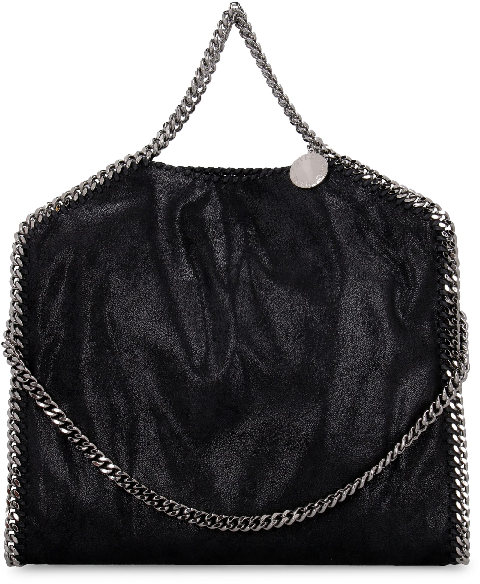 Shop Stella Mccartney Falabella Tote Bag In Black