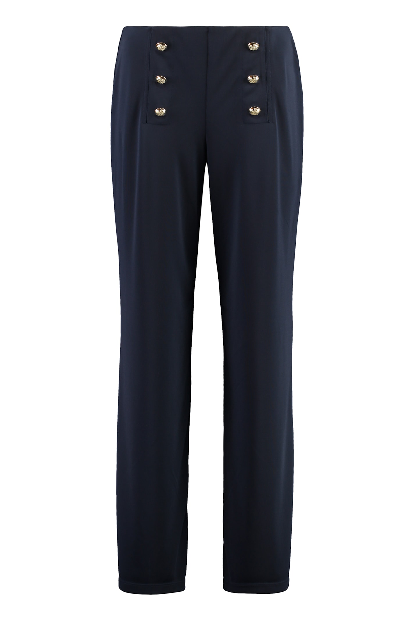 High-waist Wide-leg Trousers