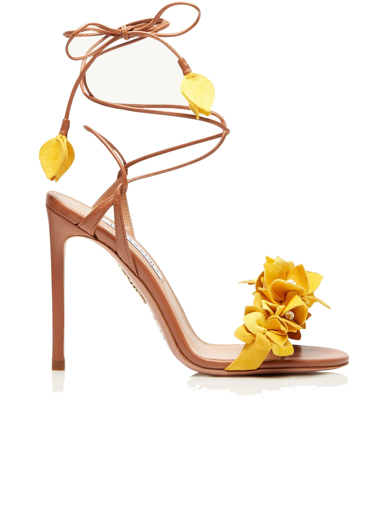 AQUAZZURA BOUGAINVILLAE MULTICOLOR LEATHER SANDALS,BUGHIGSO-SUN-MLC