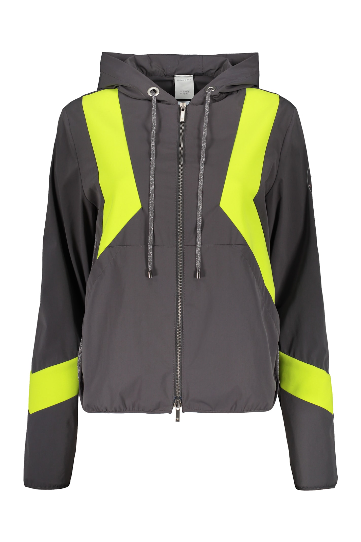 Technical Fabric Hooded Jacket