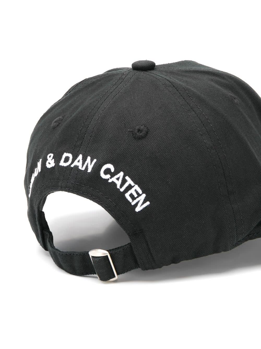 Shop Dsquared2 Black  Baseball Hat