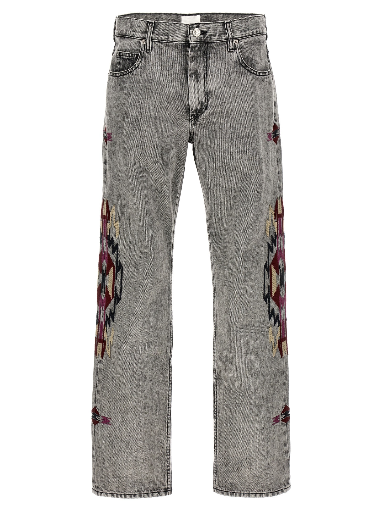 Shop Isabel Marant Joakim Jeans In Gray