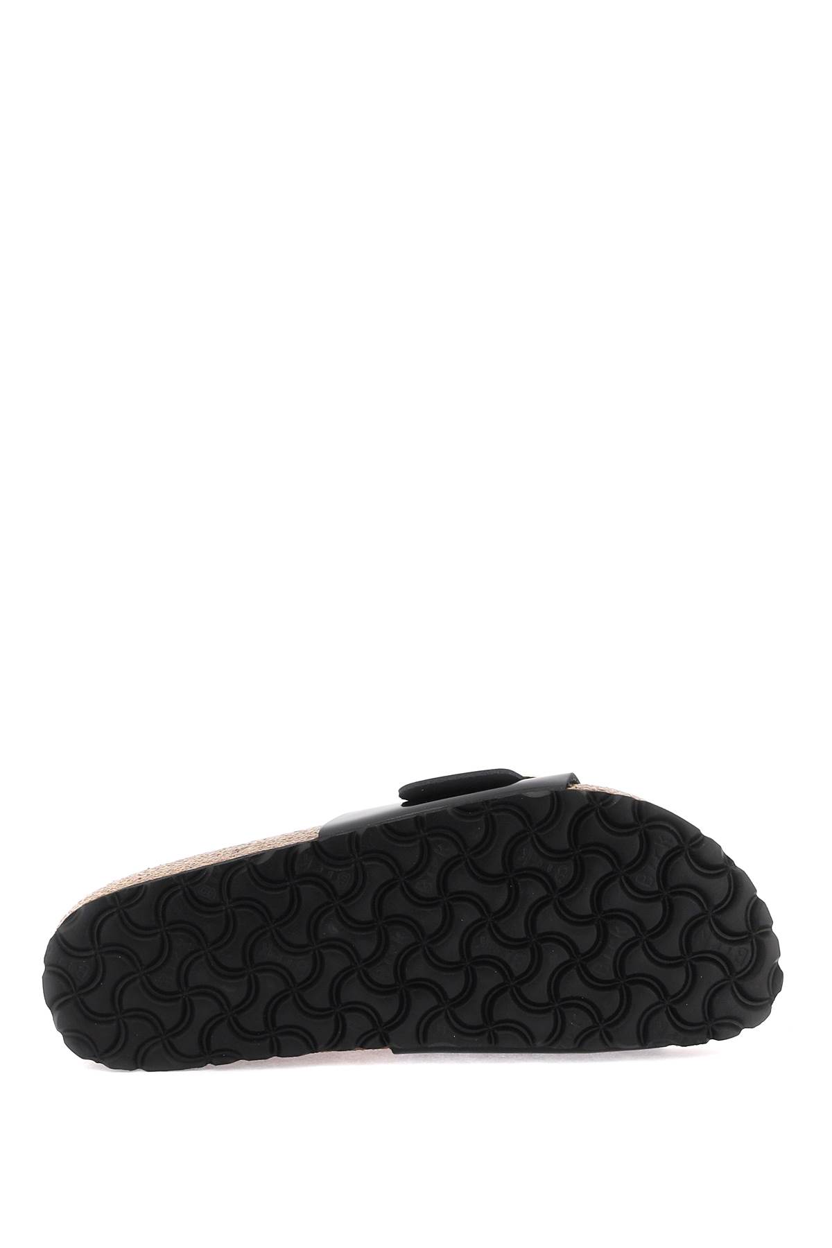Birkenstock Womens Madrid Big Buckle Oiled Leather In Black
