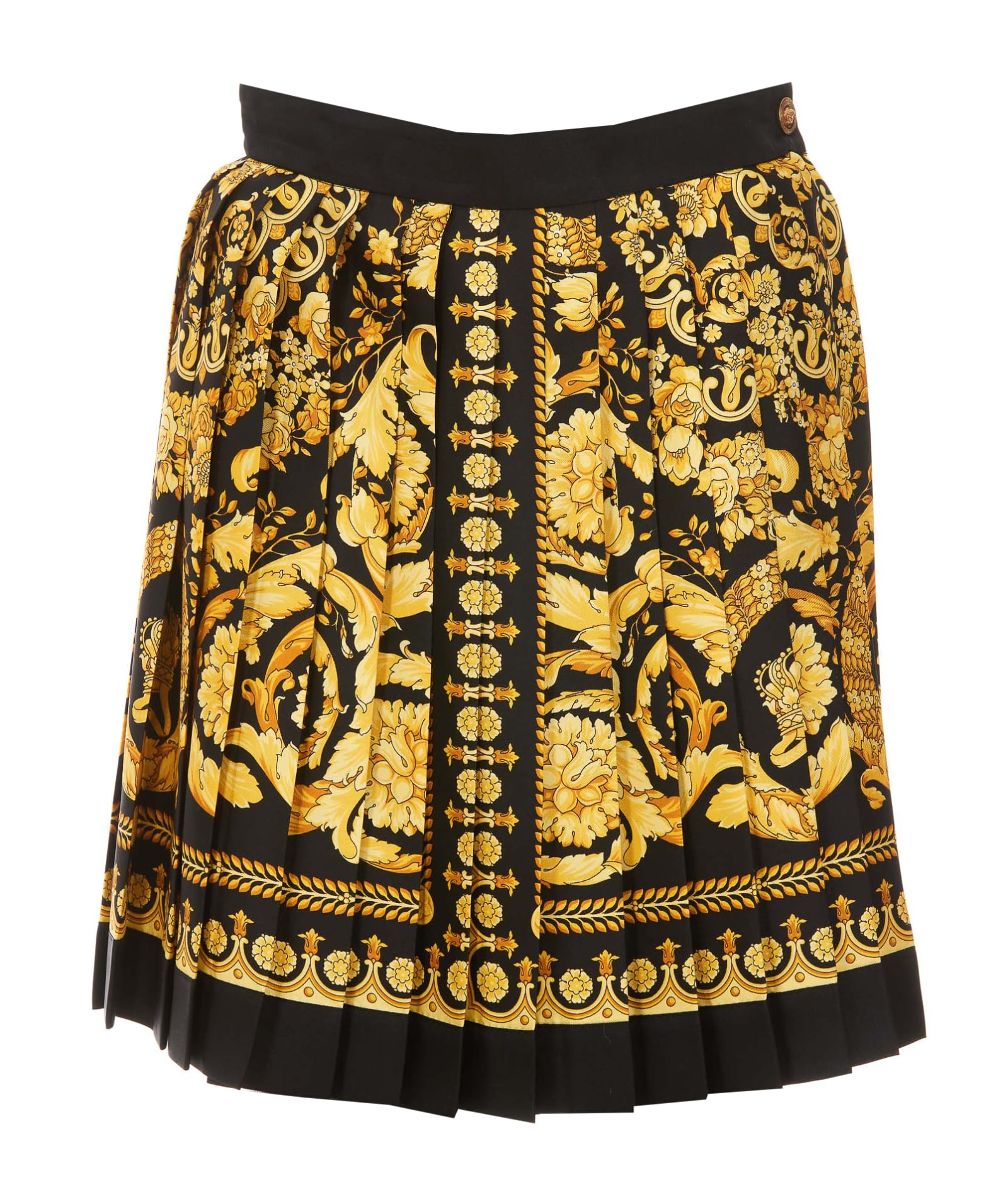 Versace Barocco Print Skirt