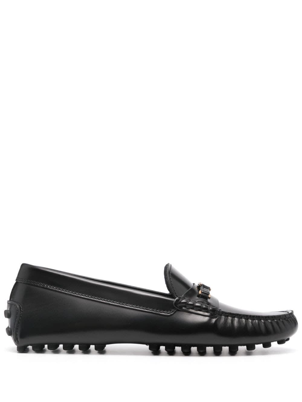 Shop Tod's Loafers In Black