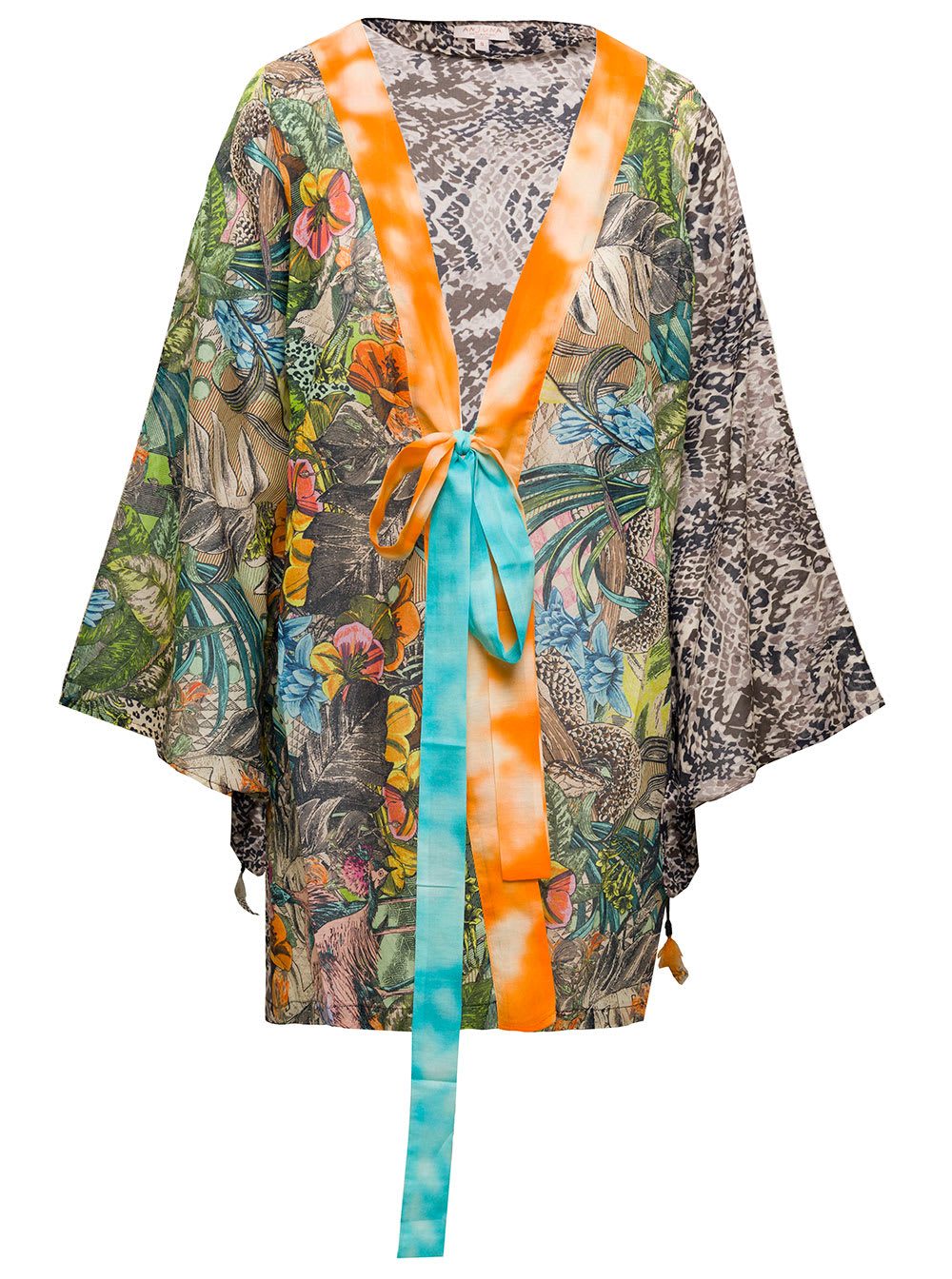 Anjuna Floral Cotton Charlotte Kimono Dress