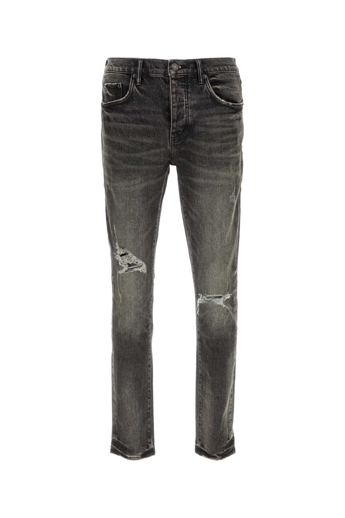 Black Stretch Denim Jeans