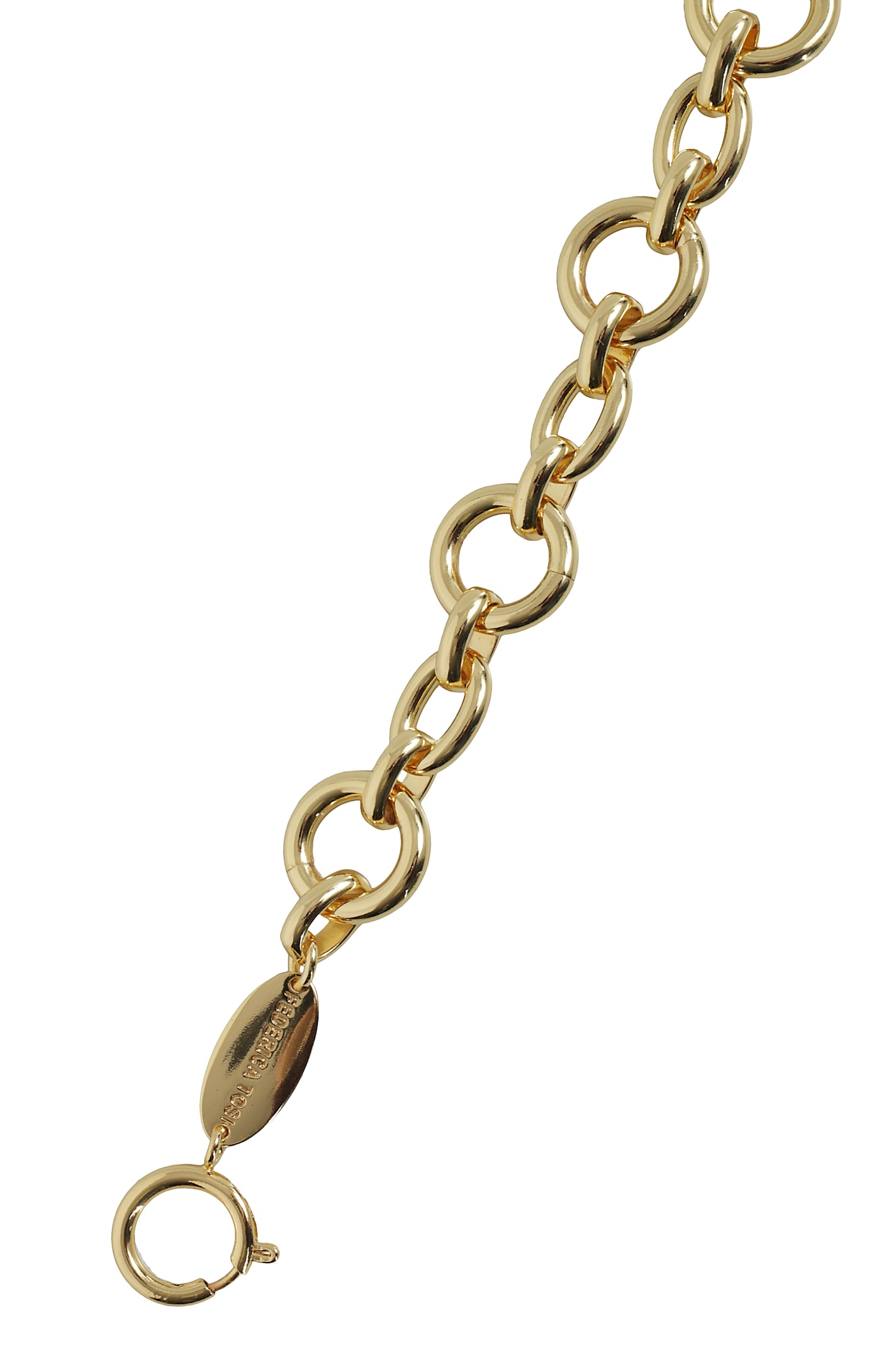 Federica Tosi Chain Link Bracelet In Gold