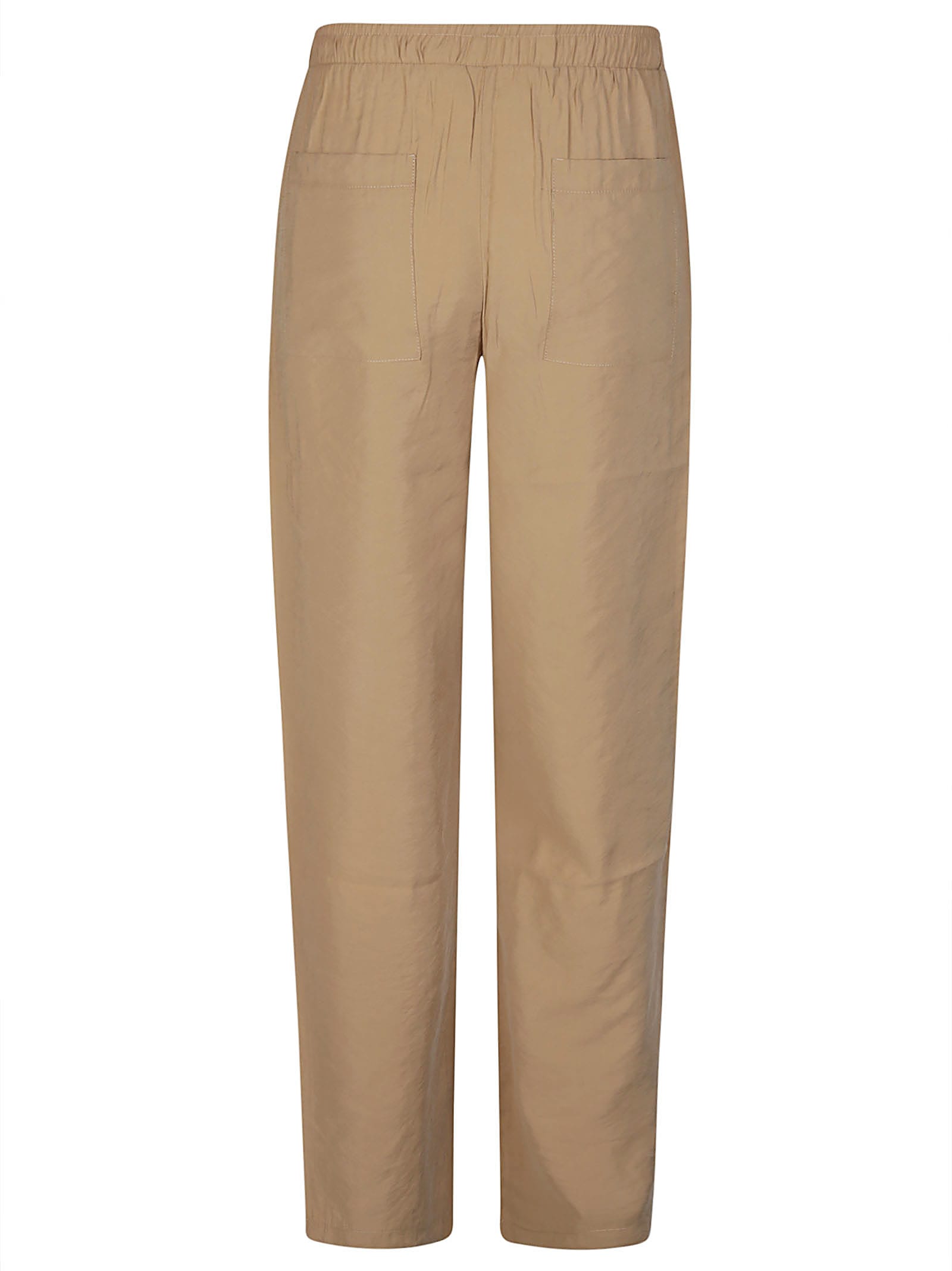 Shop Family First Milano Soft Cupro Pant In Beige