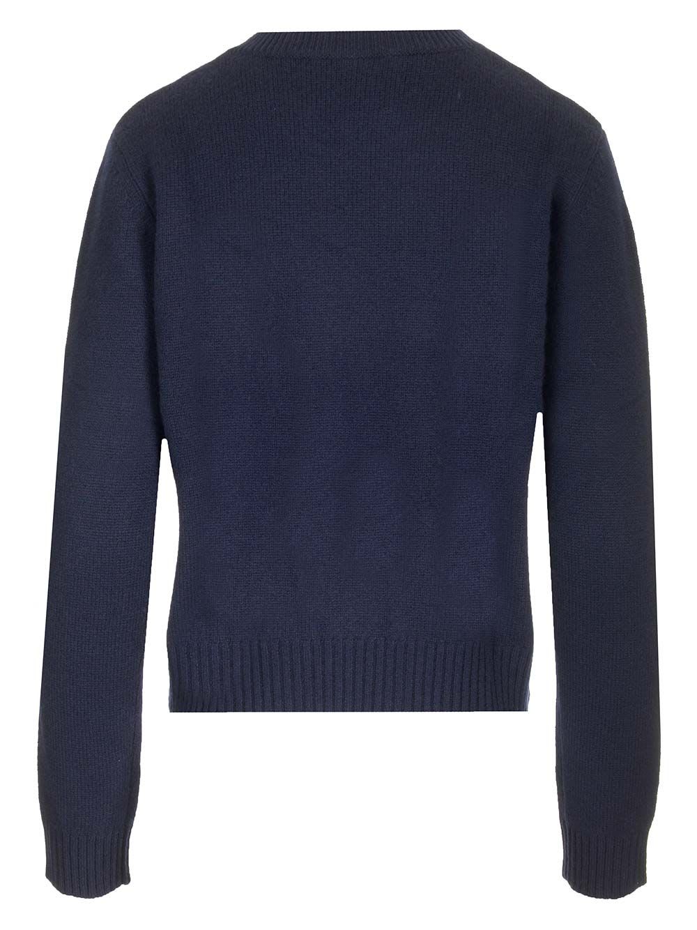 Lisa Yang Marble Sweater In Blue
