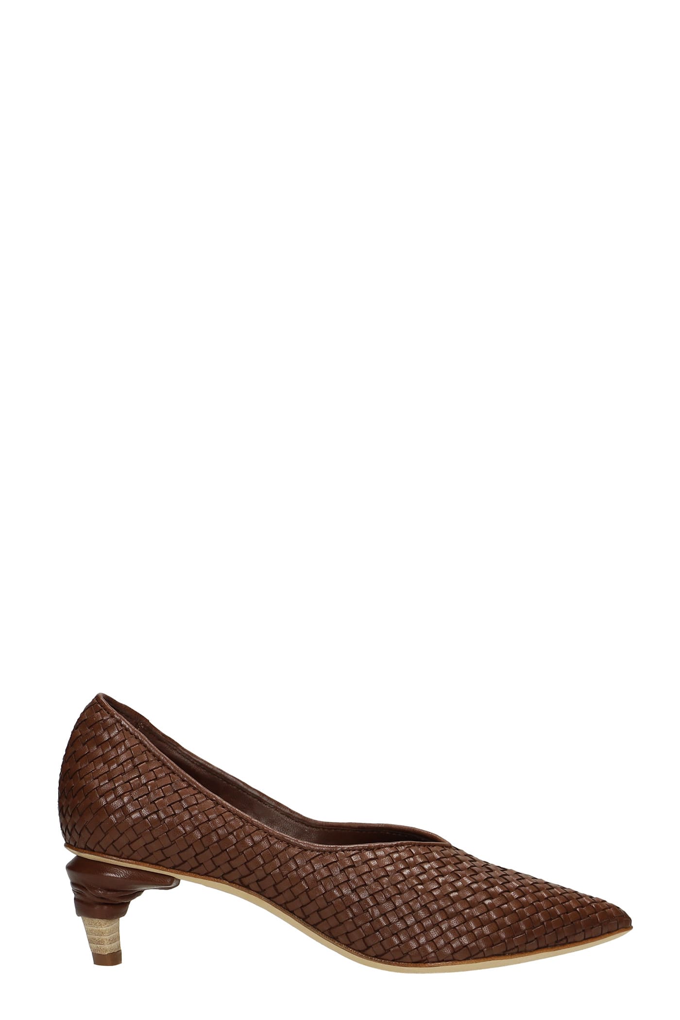 Officine Creative Pumps In Brown Leather