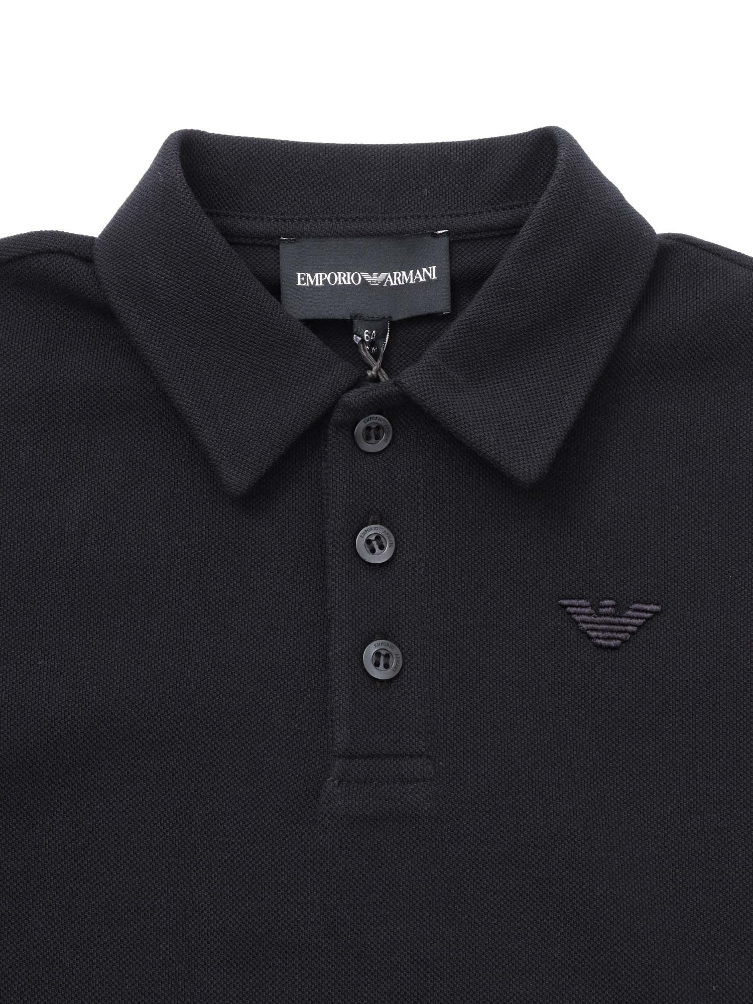 Emporio Armani Polo Shirt In Black