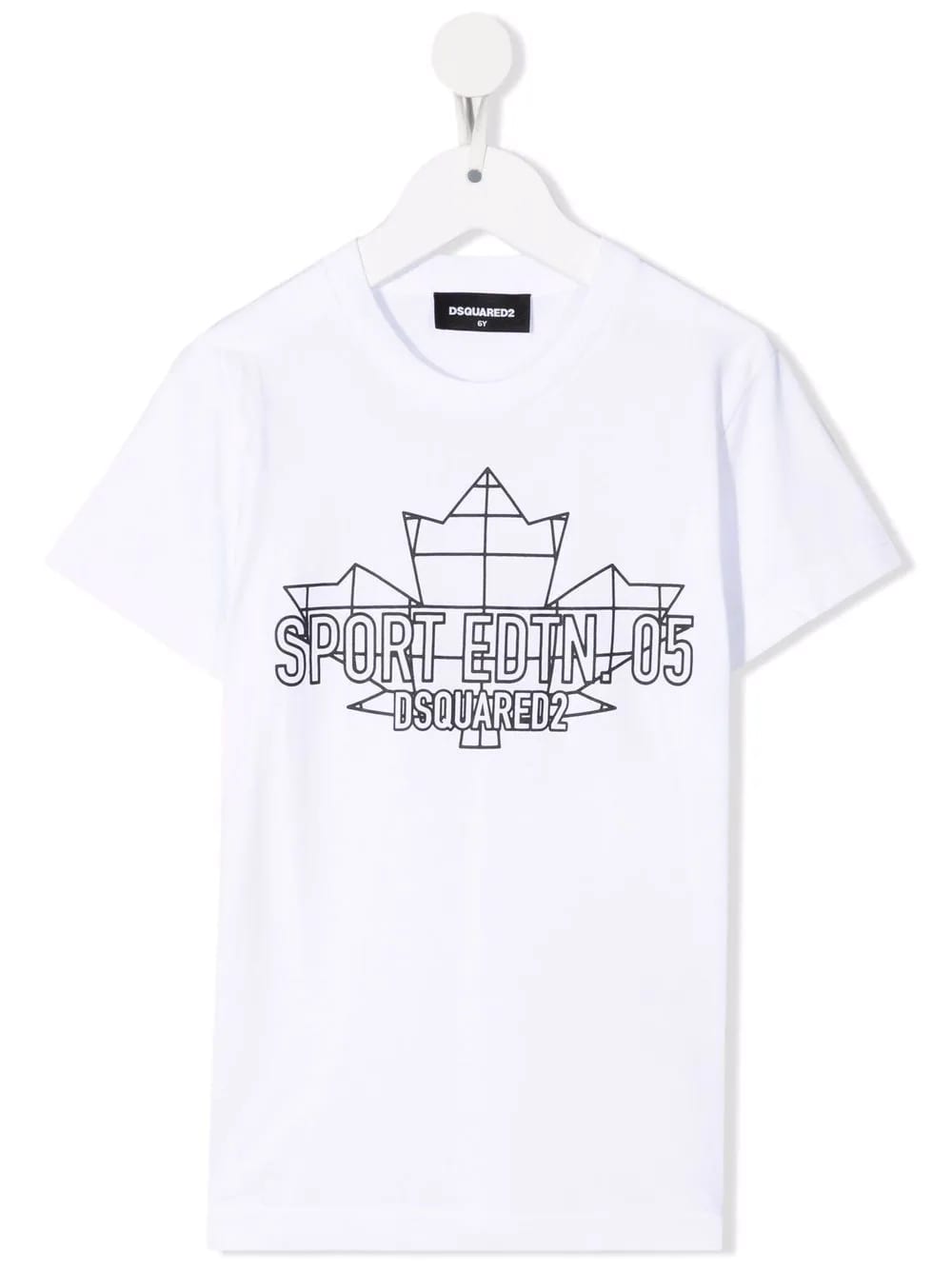 Dsquared2 White Kids T-shirt With Sport Edtn.05 Print