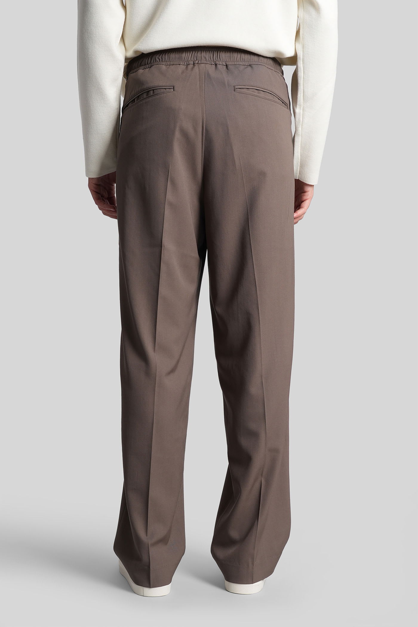 Attachment Pants In Grey Wool In Gray