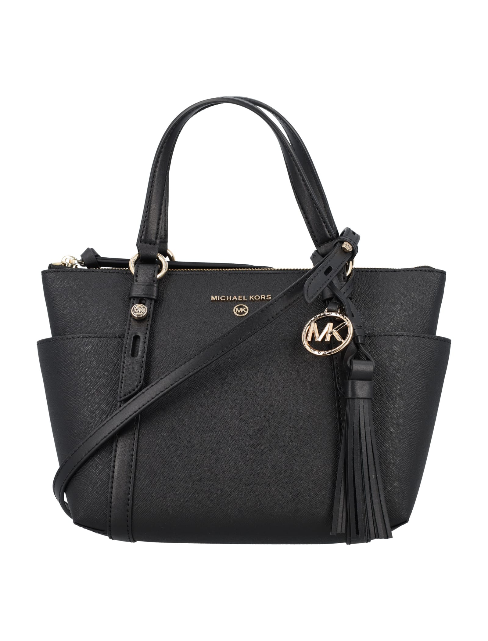 Shop Michael Michael Kors Sullivan Sm Tote Bag In Black