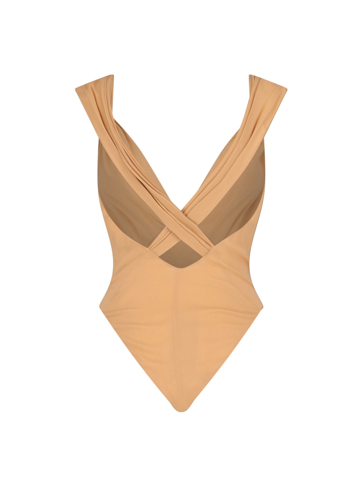 Shop Saint Laurent Crossed Bodysuit