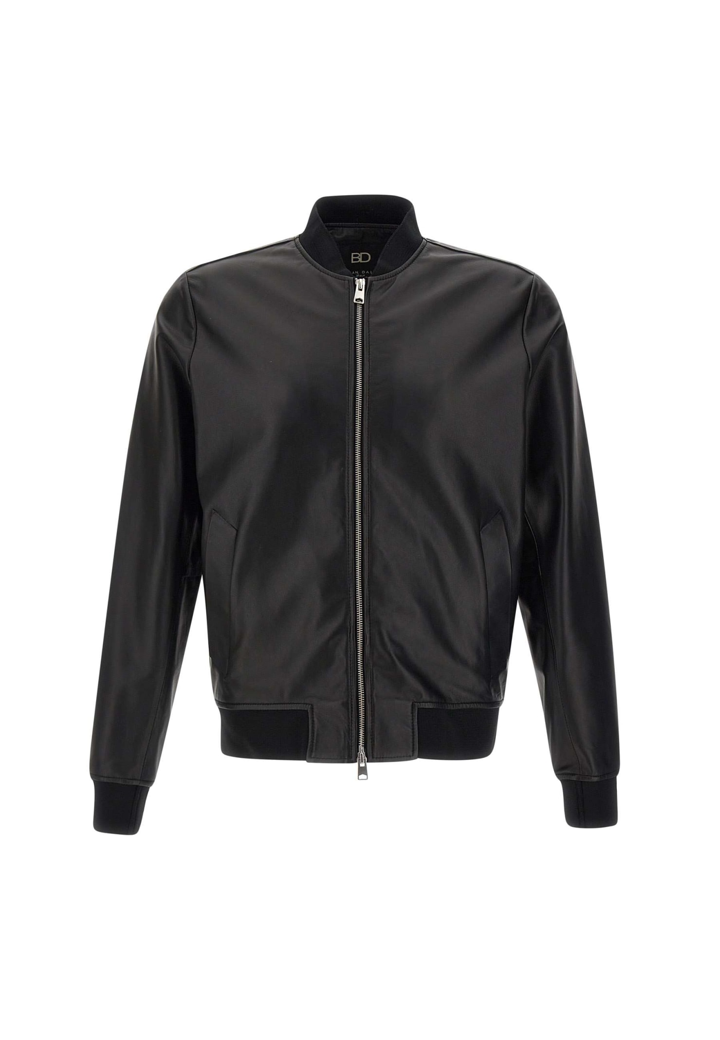 Brian Dales Leather Jacket In Black