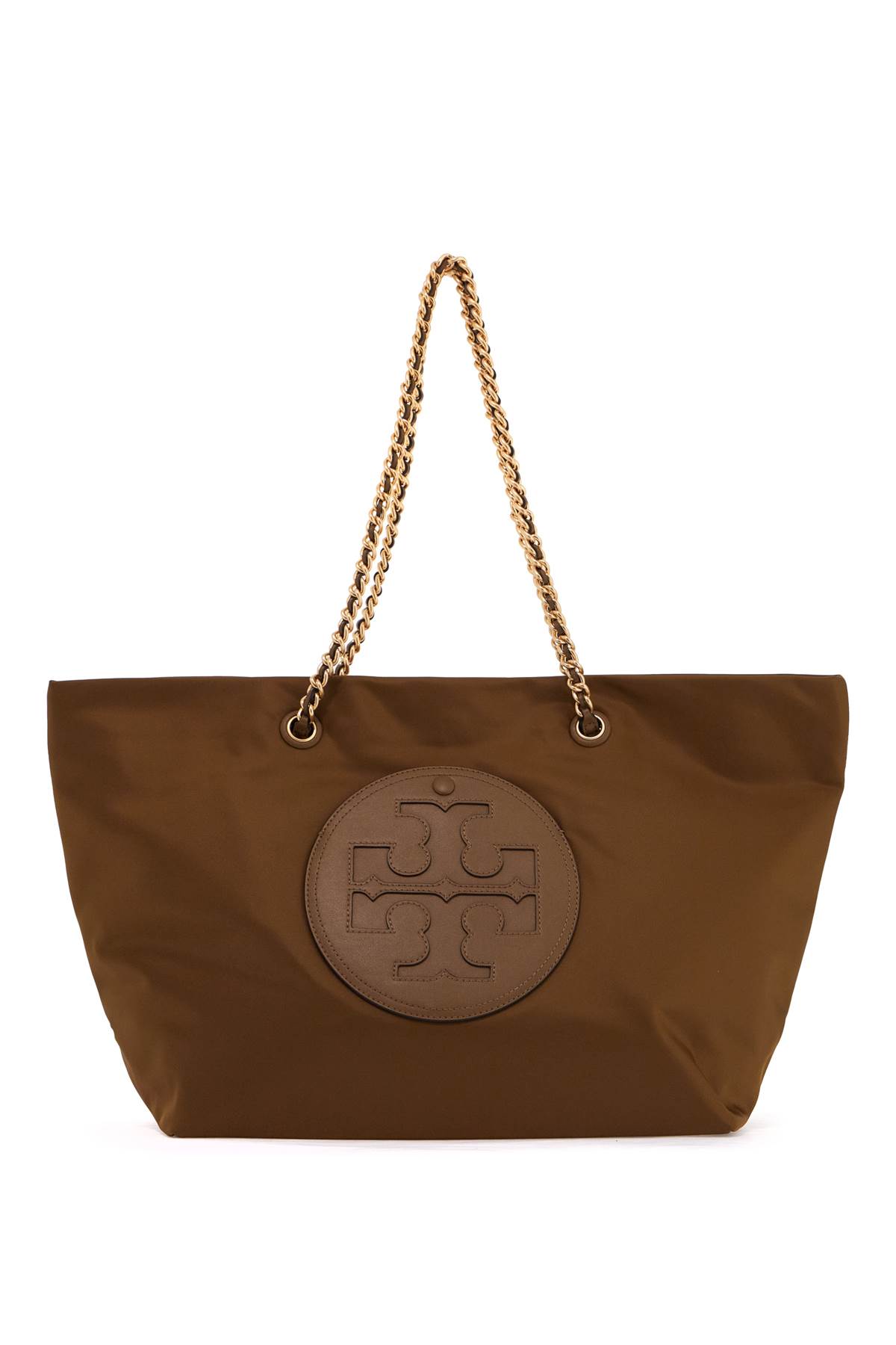 Shop Tory Burch Ella Shopping Bag In Camel (brown)