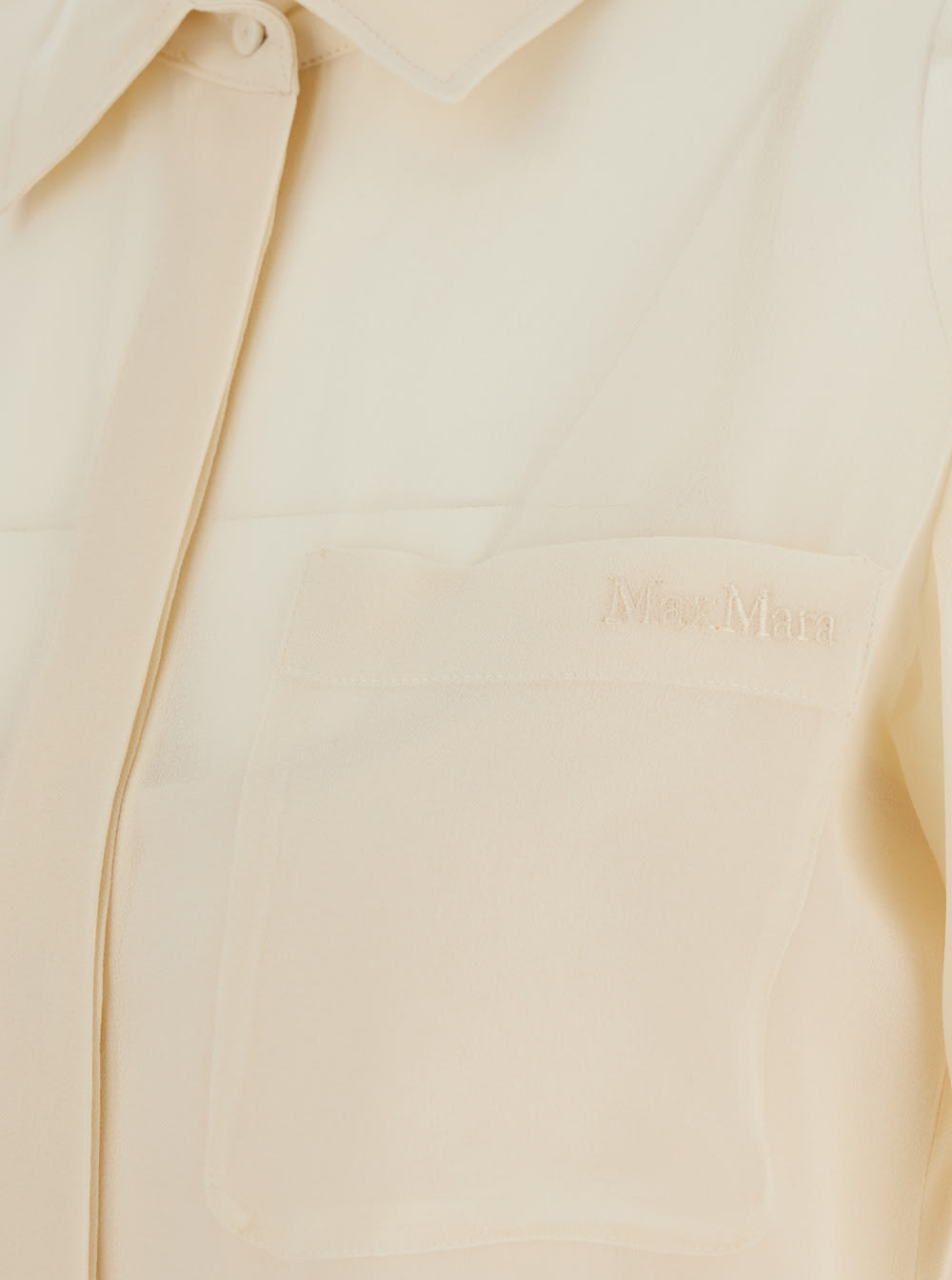 Shop Max Mara Vongola Shirt In White