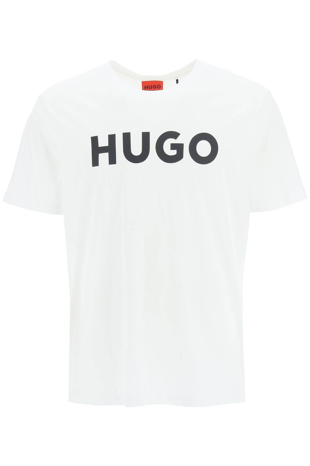 Hugo Boss Dulivio Logo T-shirt In Open White (white)