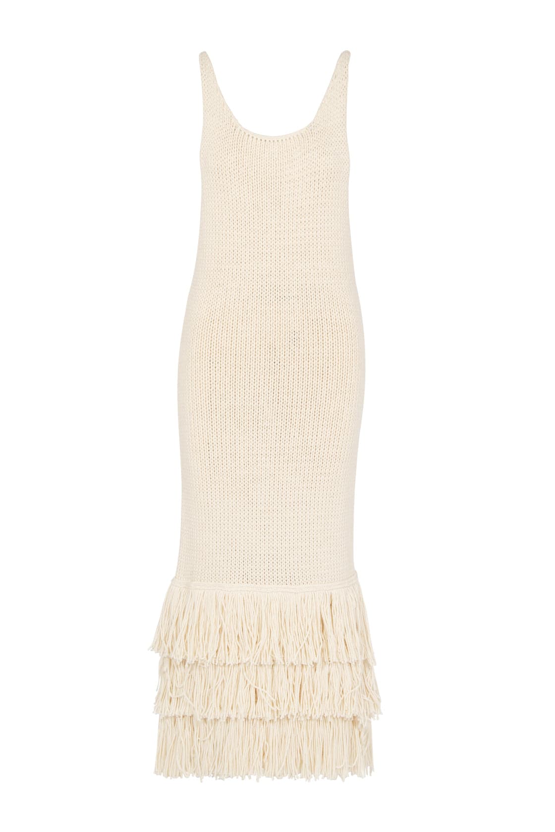 Amotea Mila Dress In Ivory Knit