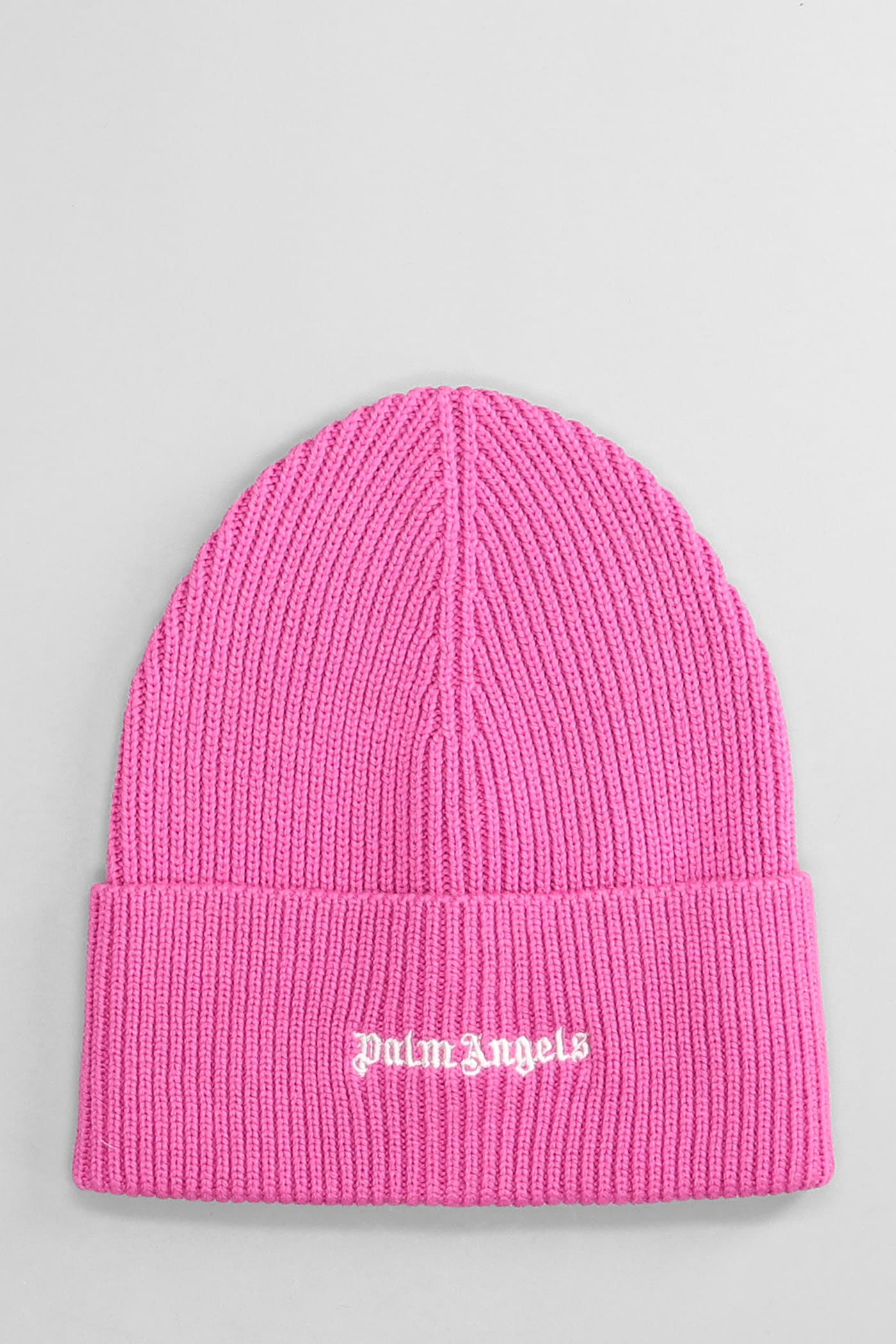 Palm Angels Hats In Fuxia Wool In Pink