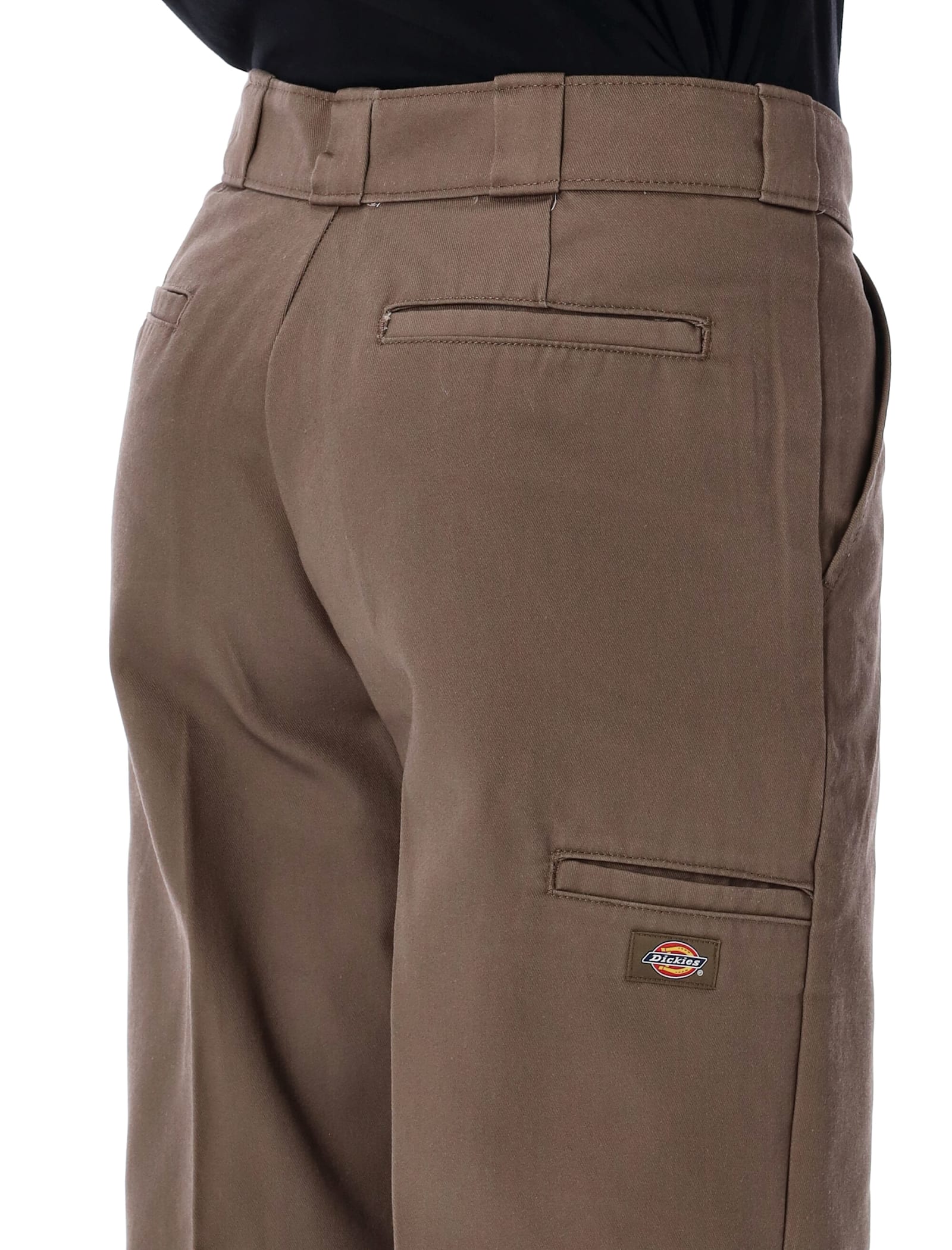 Shop Dickies Loose Multipocket Workpant In Brown