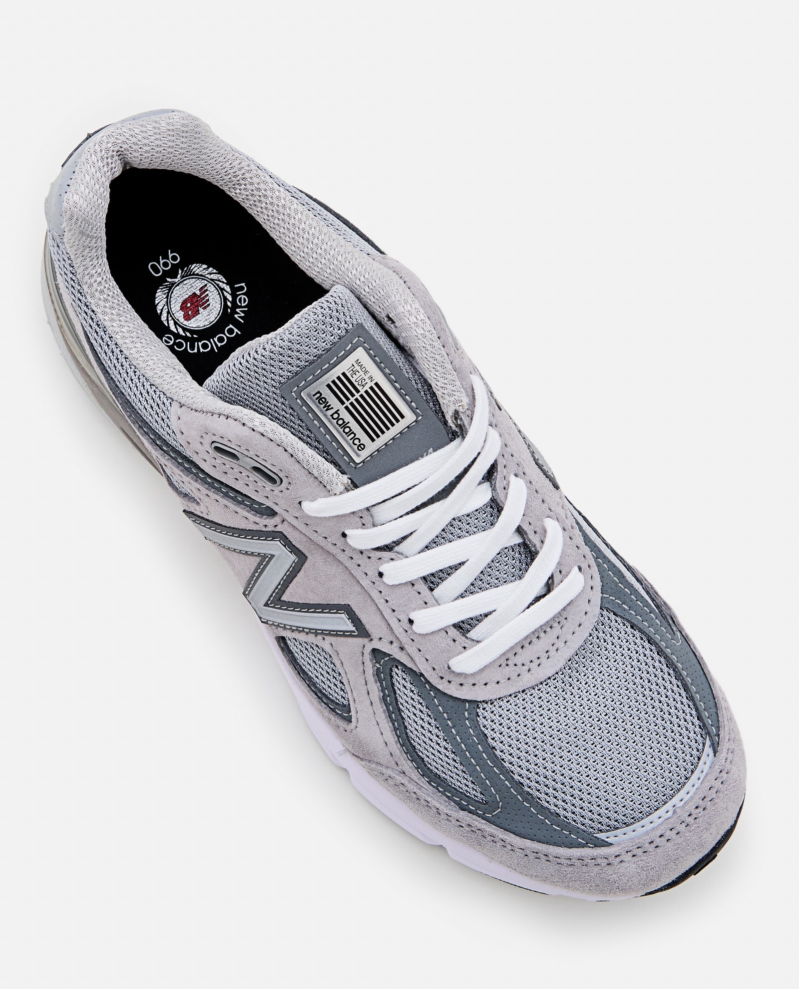 New Balance Gray Made In Usa 990v3 Core Sneakers In Grey