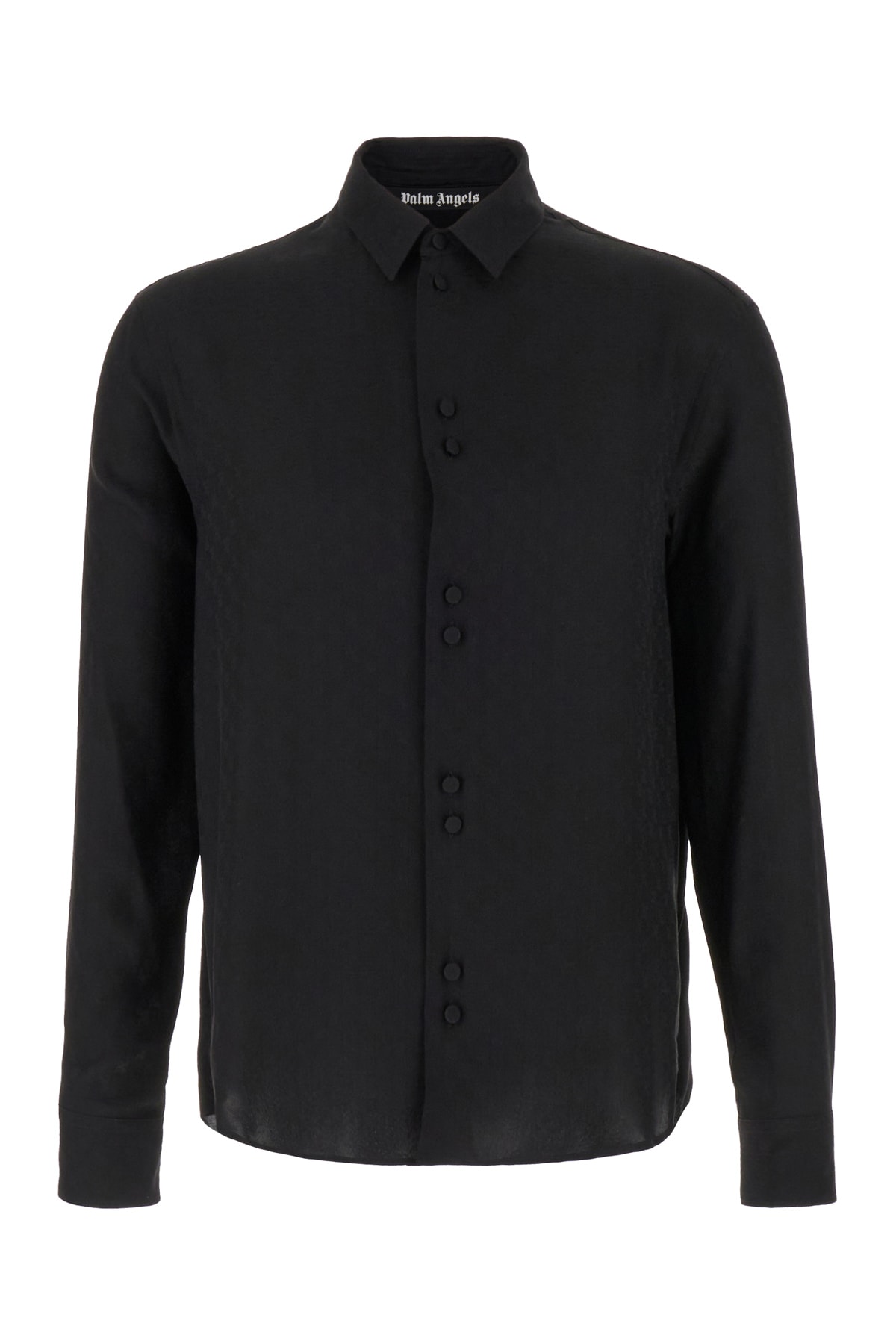 Palm Angels Black Silk Shirt