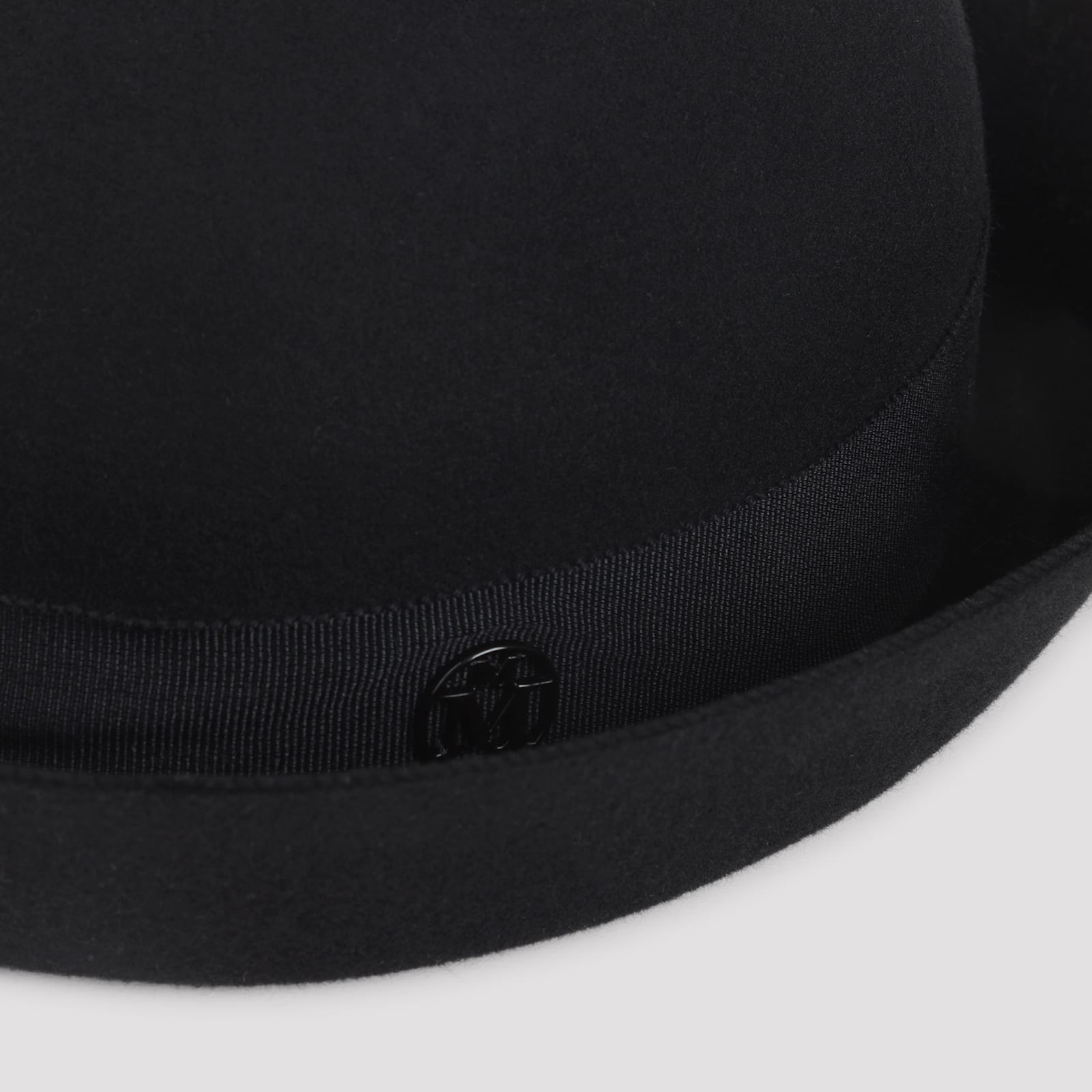 Maison Michel Bow-detailed Hat In Black