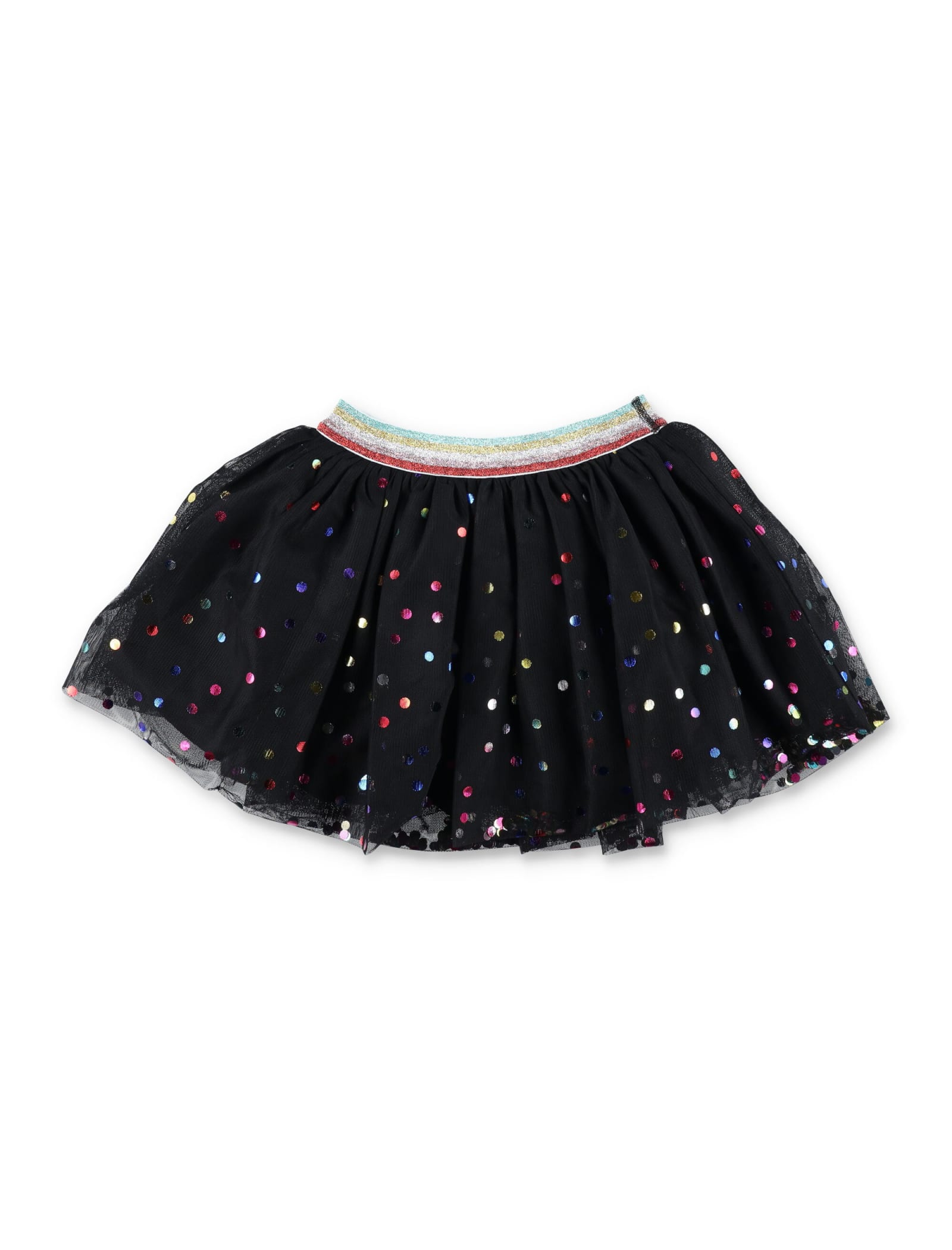 Stella McCartney Kids Glitter Polka Dots Tulle Skirt